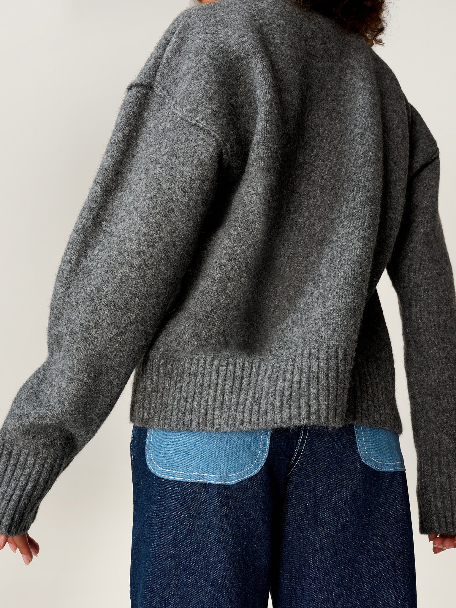 Clementine Jumper in Grey Marl - Image 6
