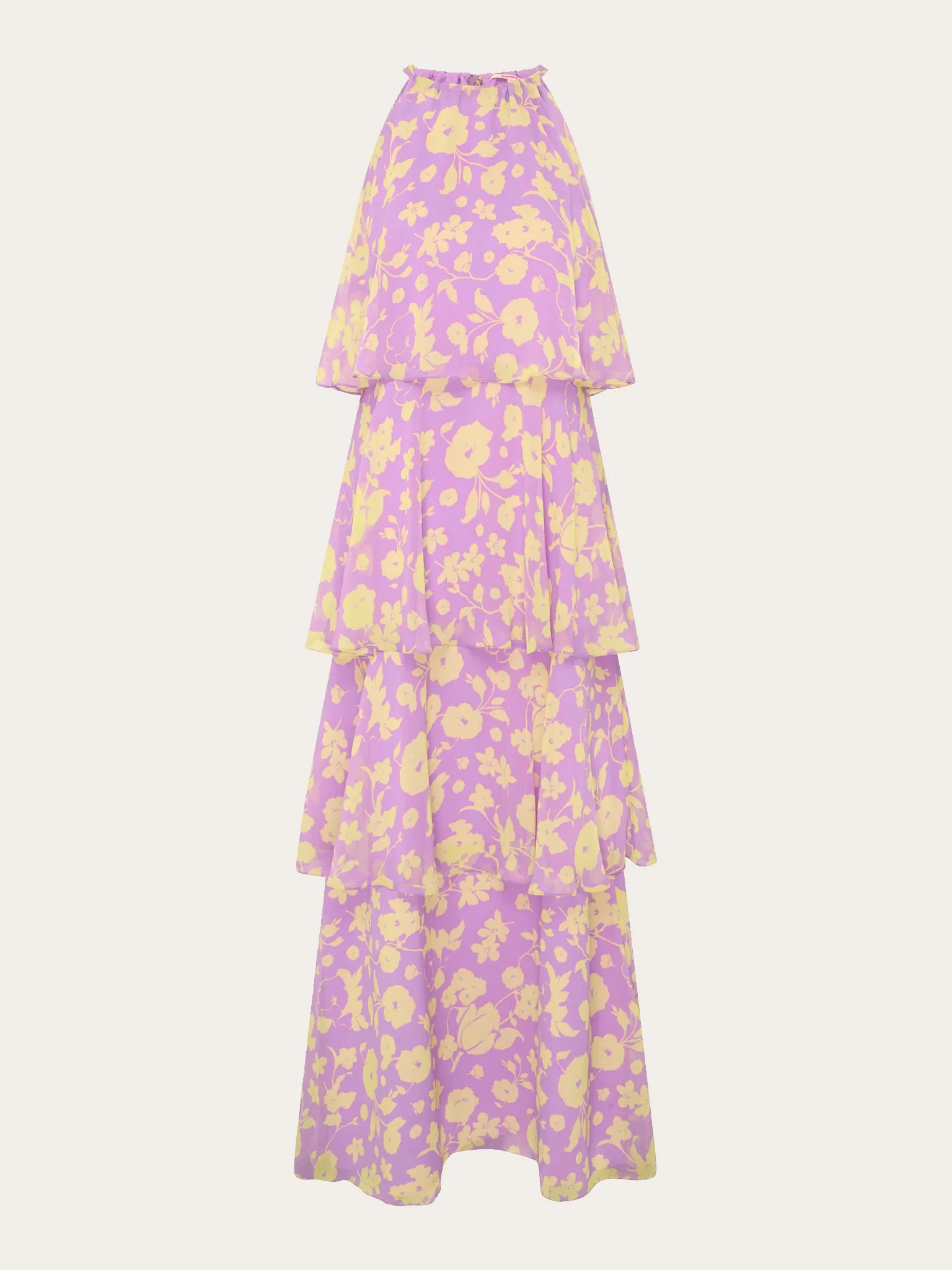 Cleo Floral Dress in Lilac Floral - Image 6