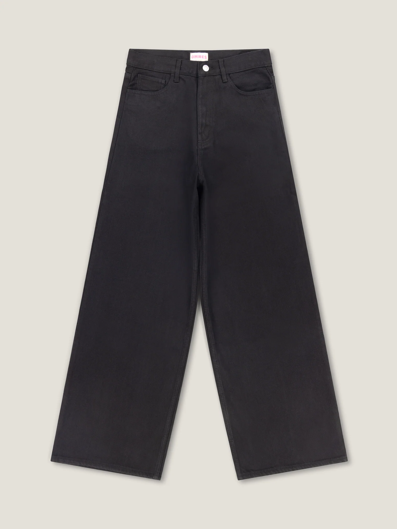 Connie Wide Jean in Black - Image 7
