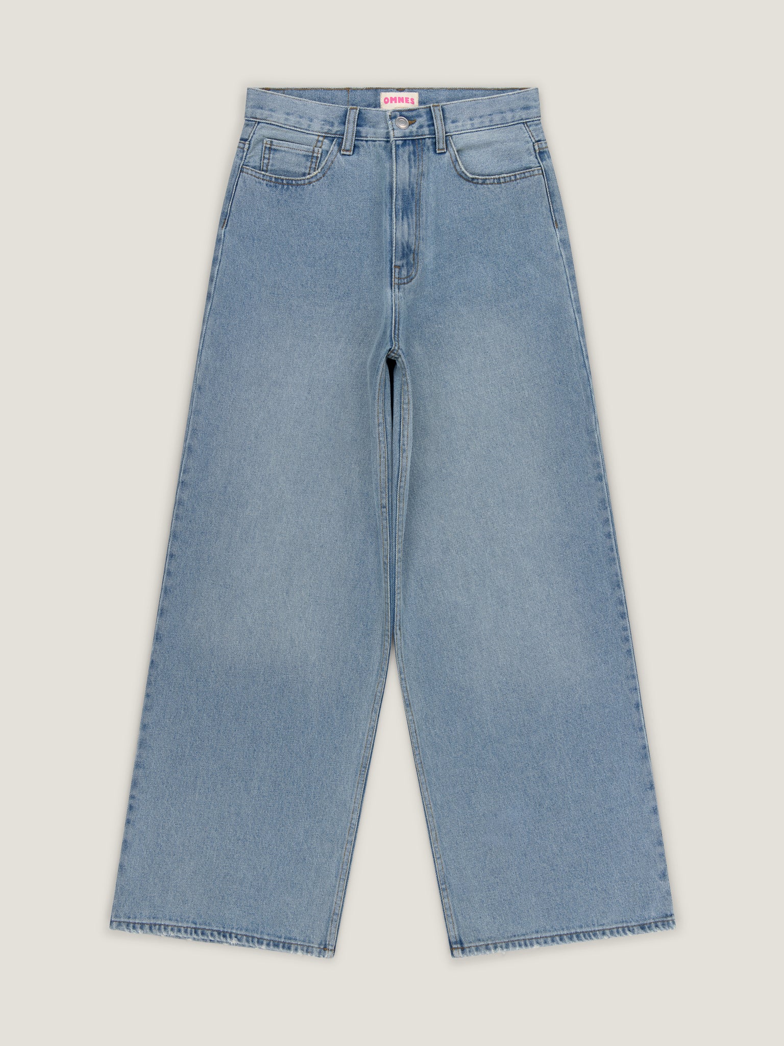 Connie Wide Jean in Light Wash - Image 7