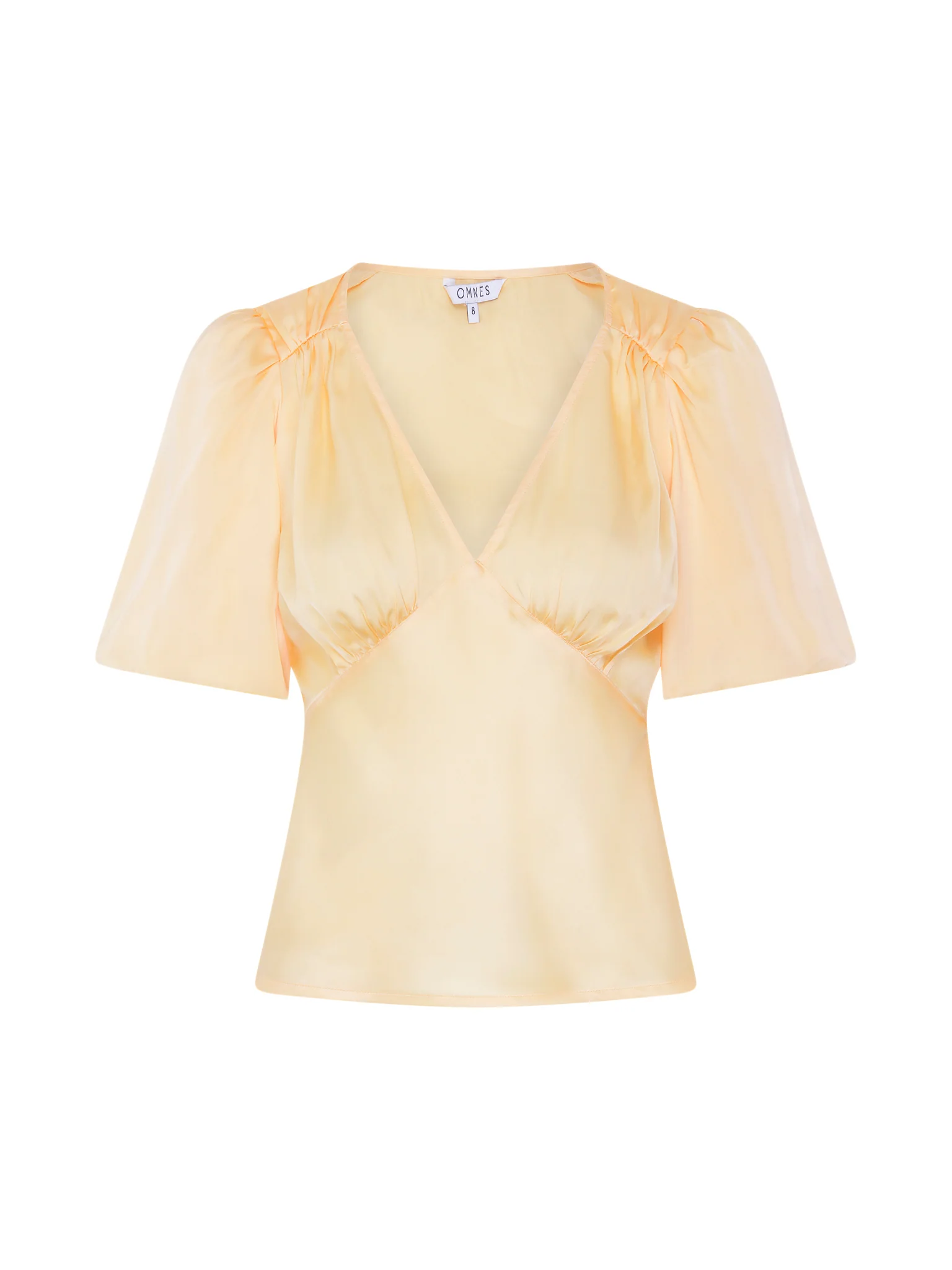 Cressida Puff Sleeve Top in Yellow - Image 5