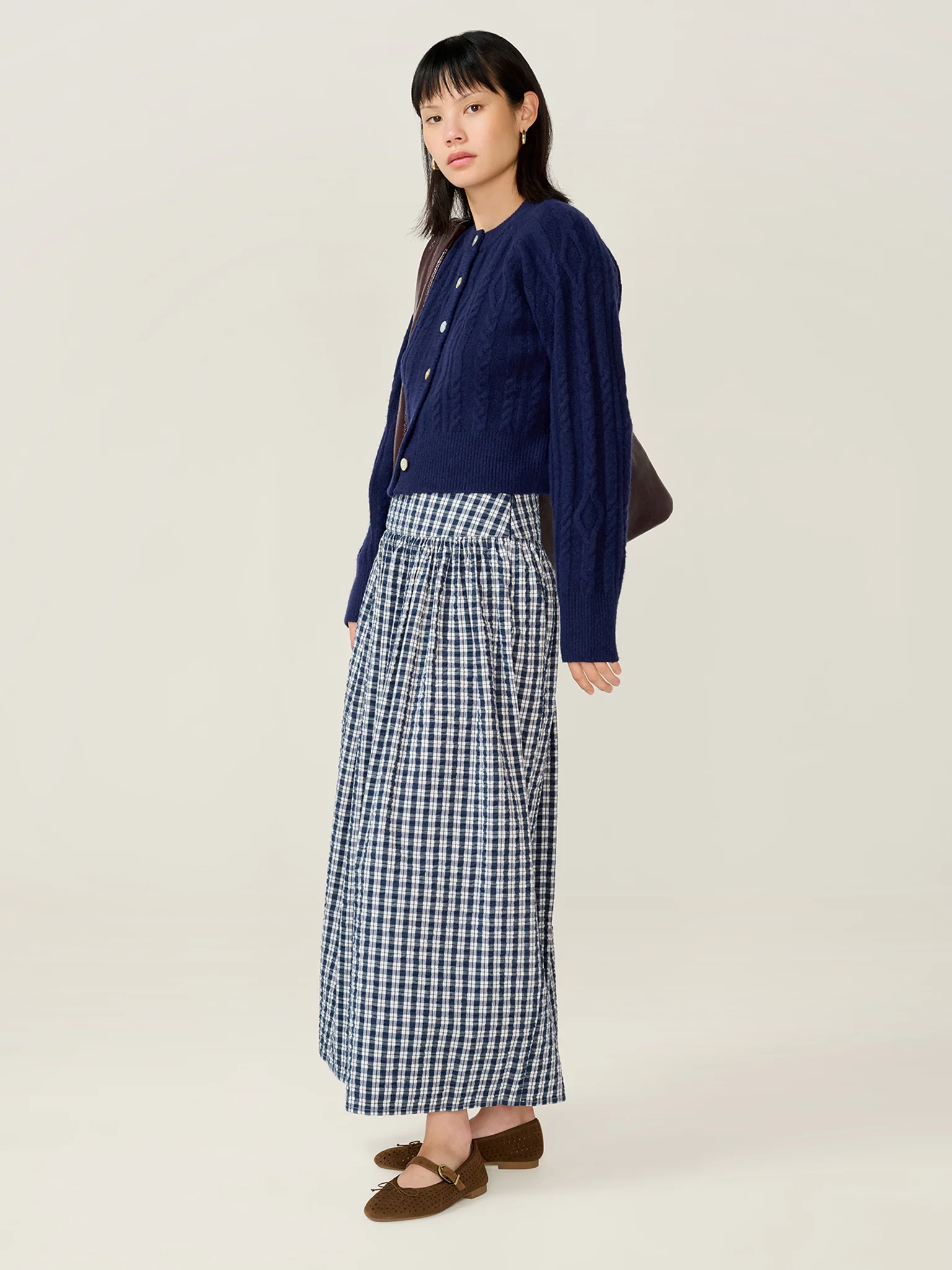 Darcie Check Skirt - Image 2