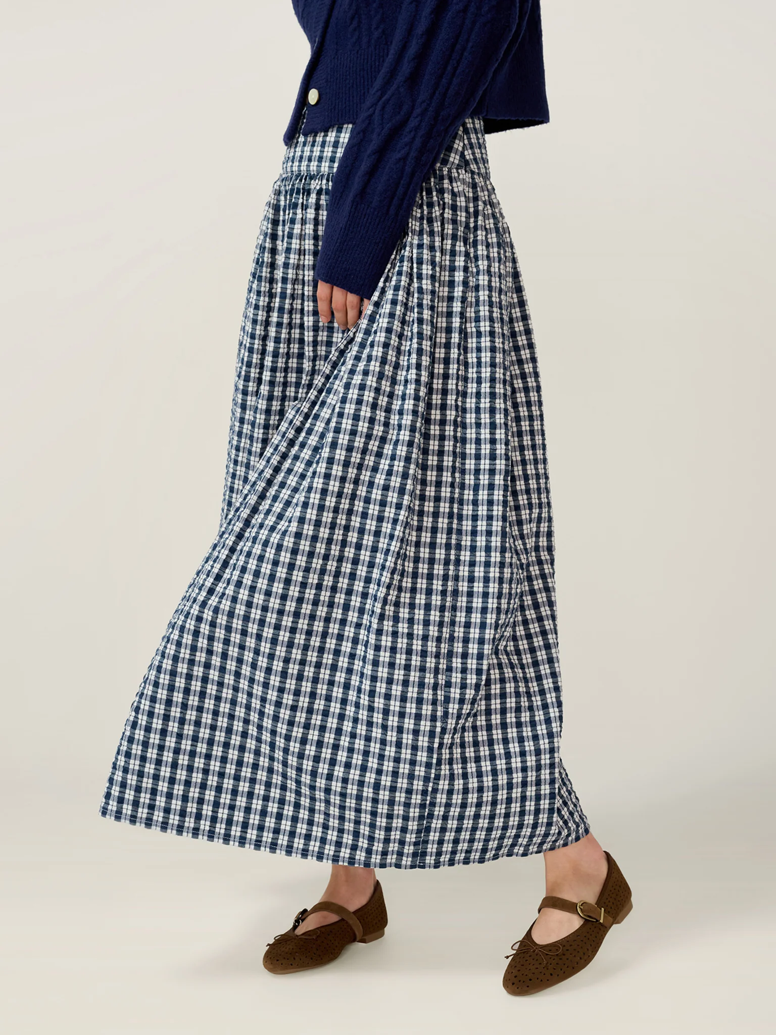 Darcie Check Skirt - Image 5