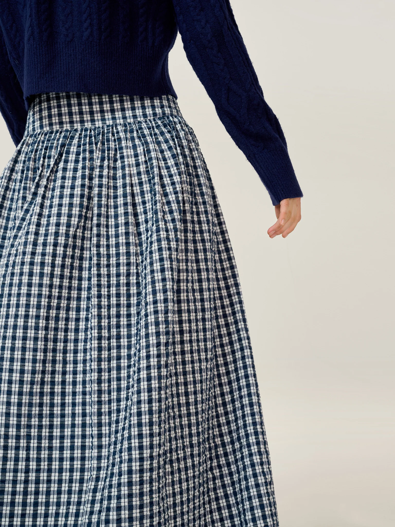 Darcie Check Skirt - Image 6