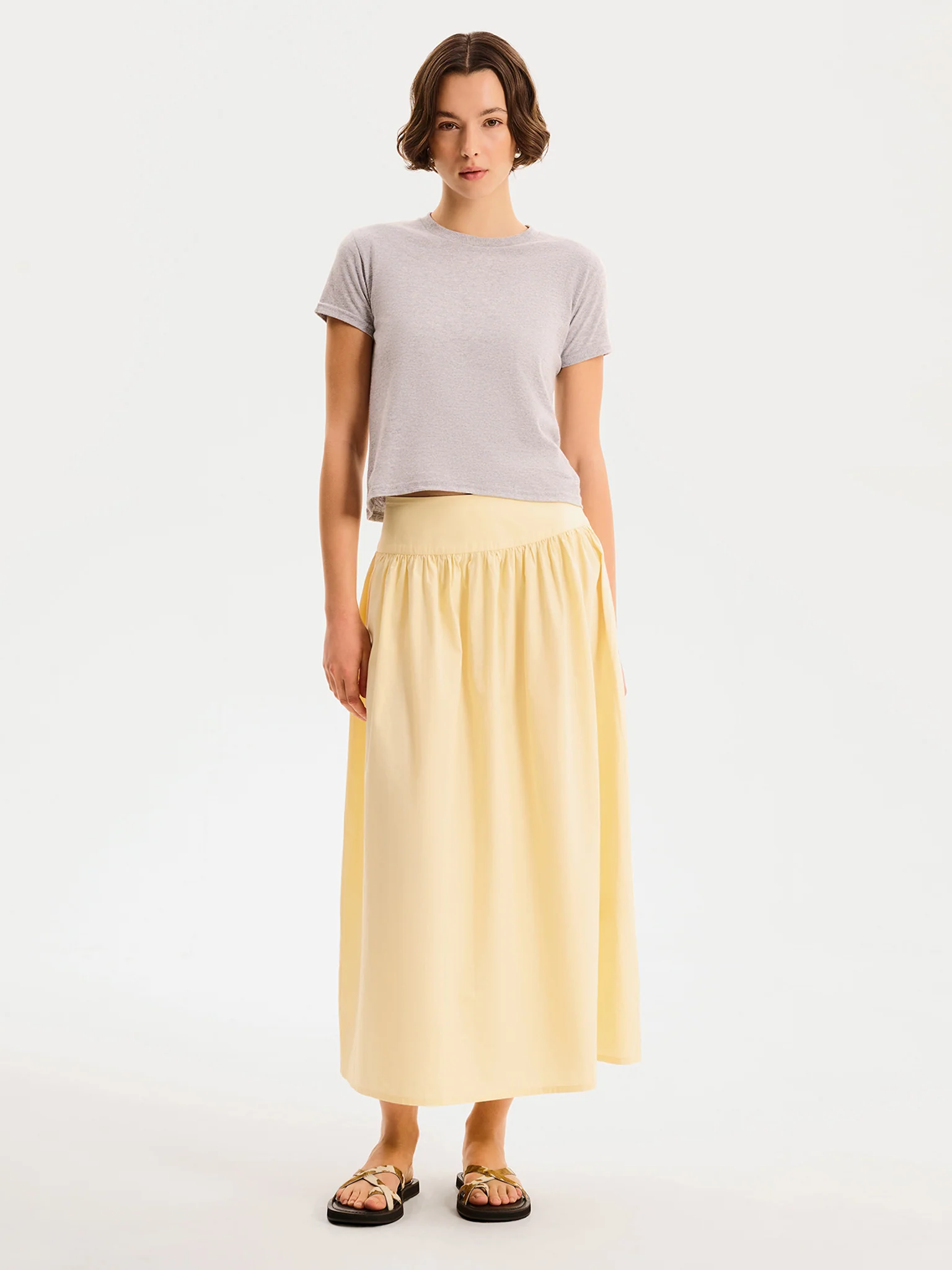 Darcie Skirt in Butter Yellow - Image 2