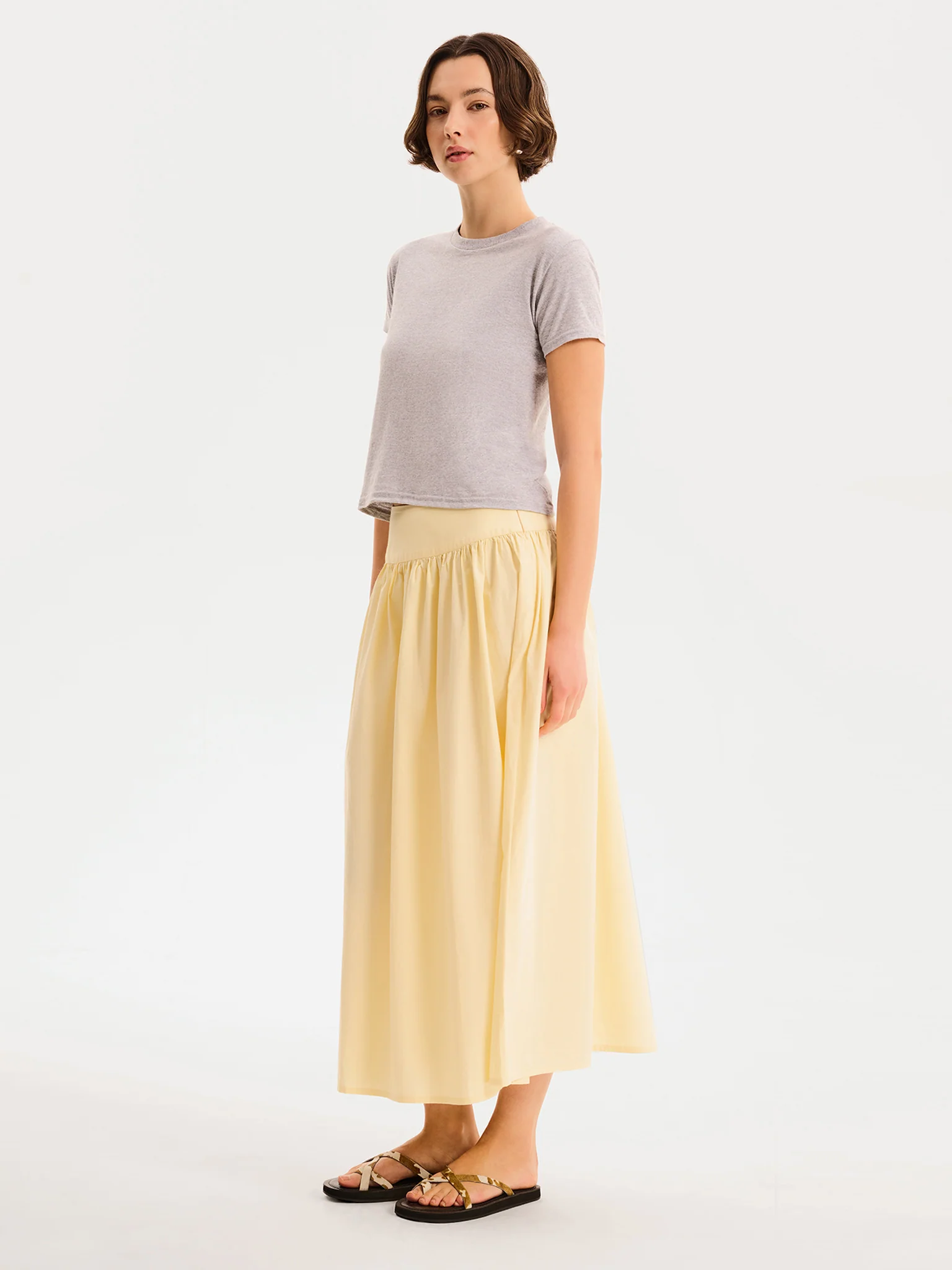 Darcie Skirt in Butter Yellow - Image 3