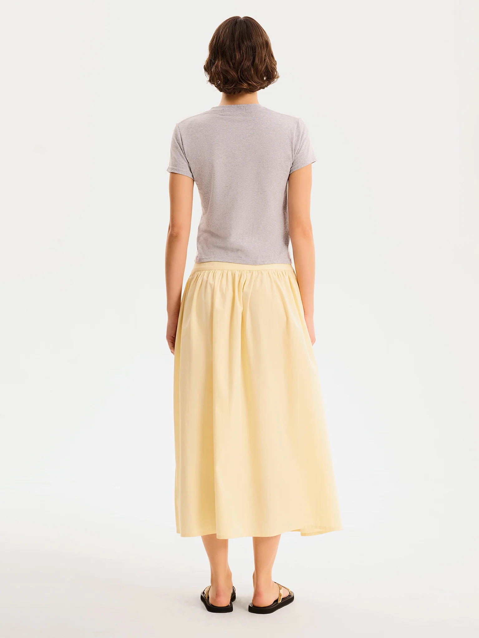 Darcie Skirt in Butter Yellow - Image 4