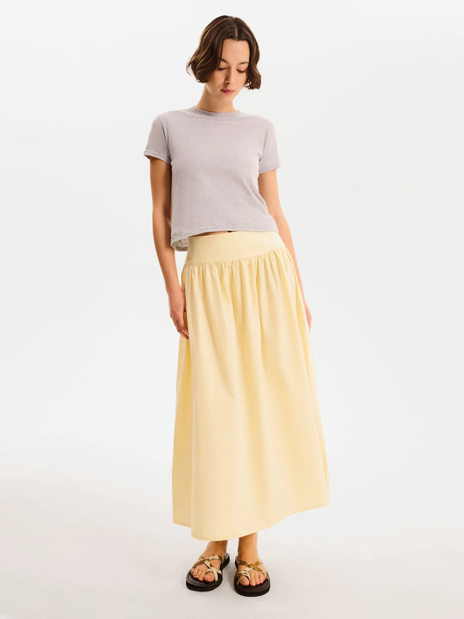 Darcie Skirt in Butter Yellow - Image 5