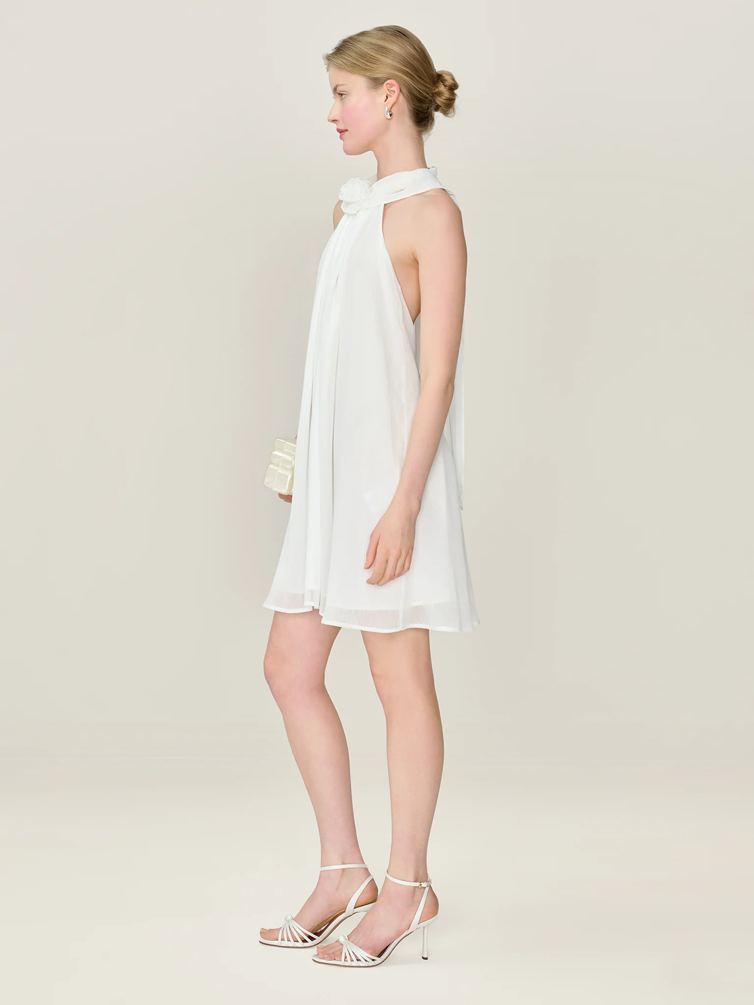 Demi Dress in Ivory - Image 2