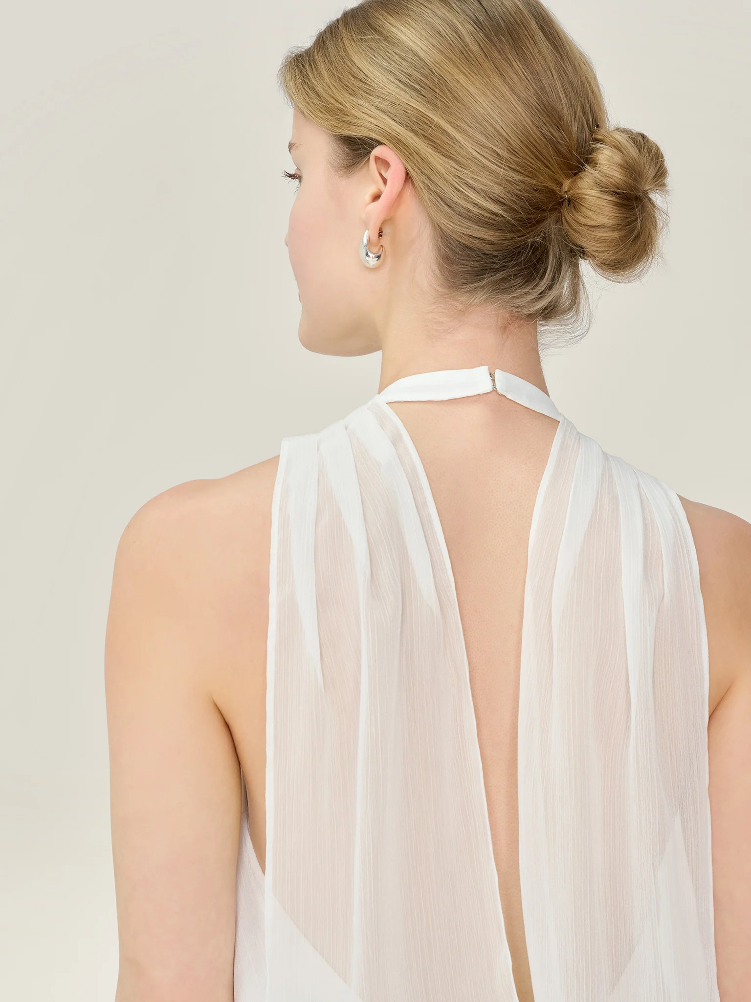 Demi Dress in Ivory - Image 4
