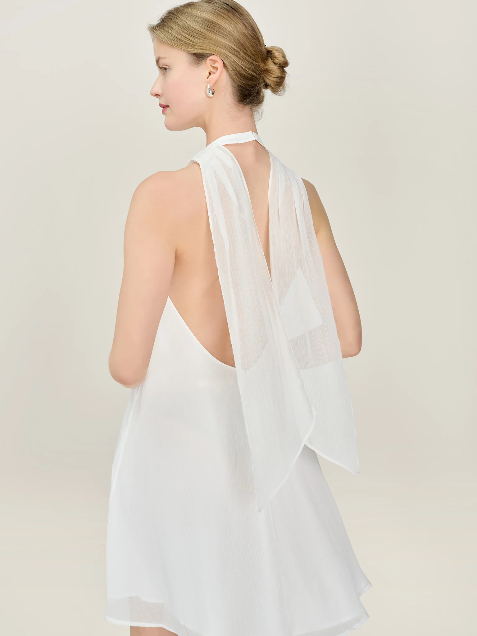 Demi Dress in Ivory - Image 5