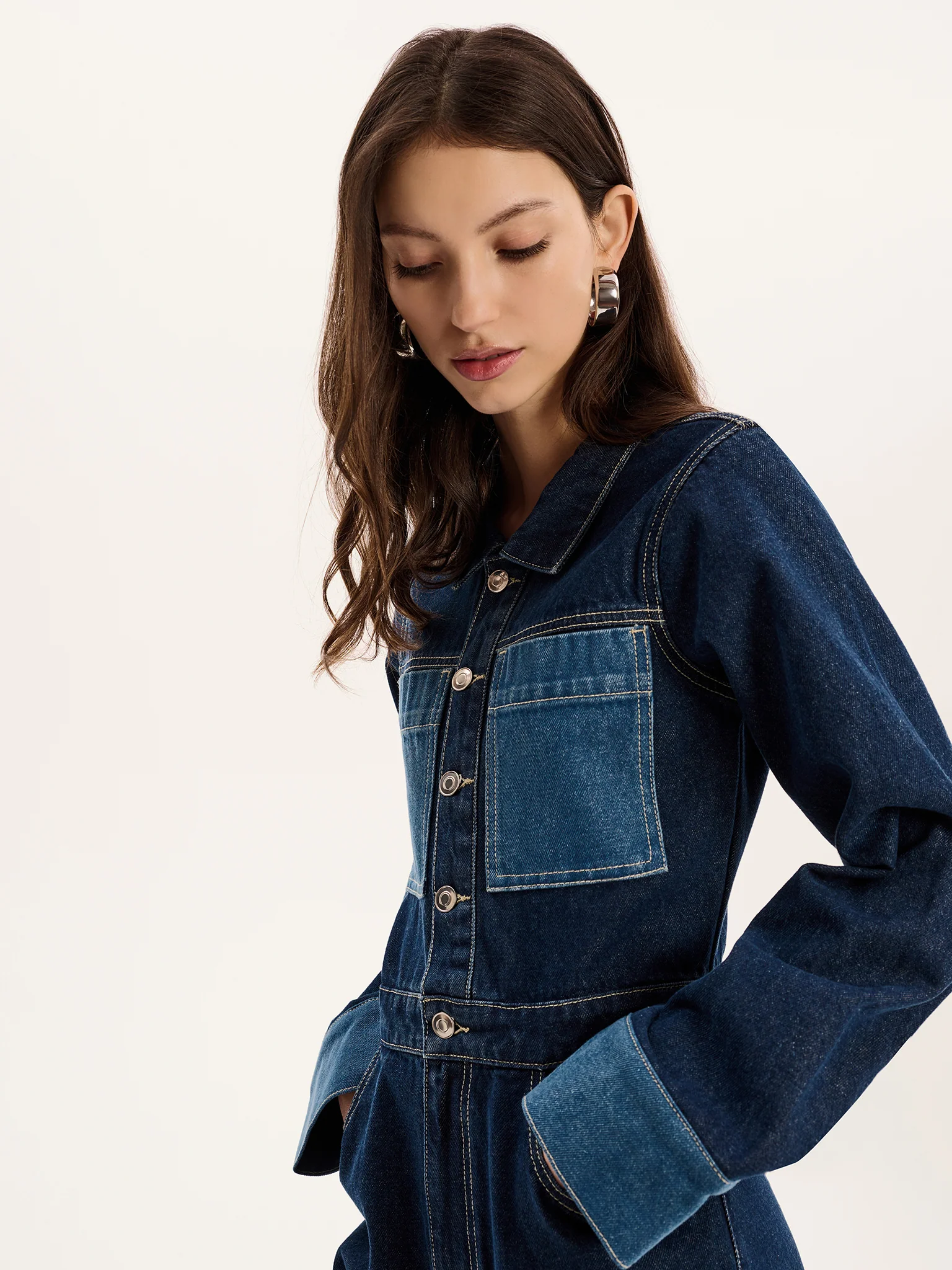 Diya Jumpsuit in Indigo - Image 2