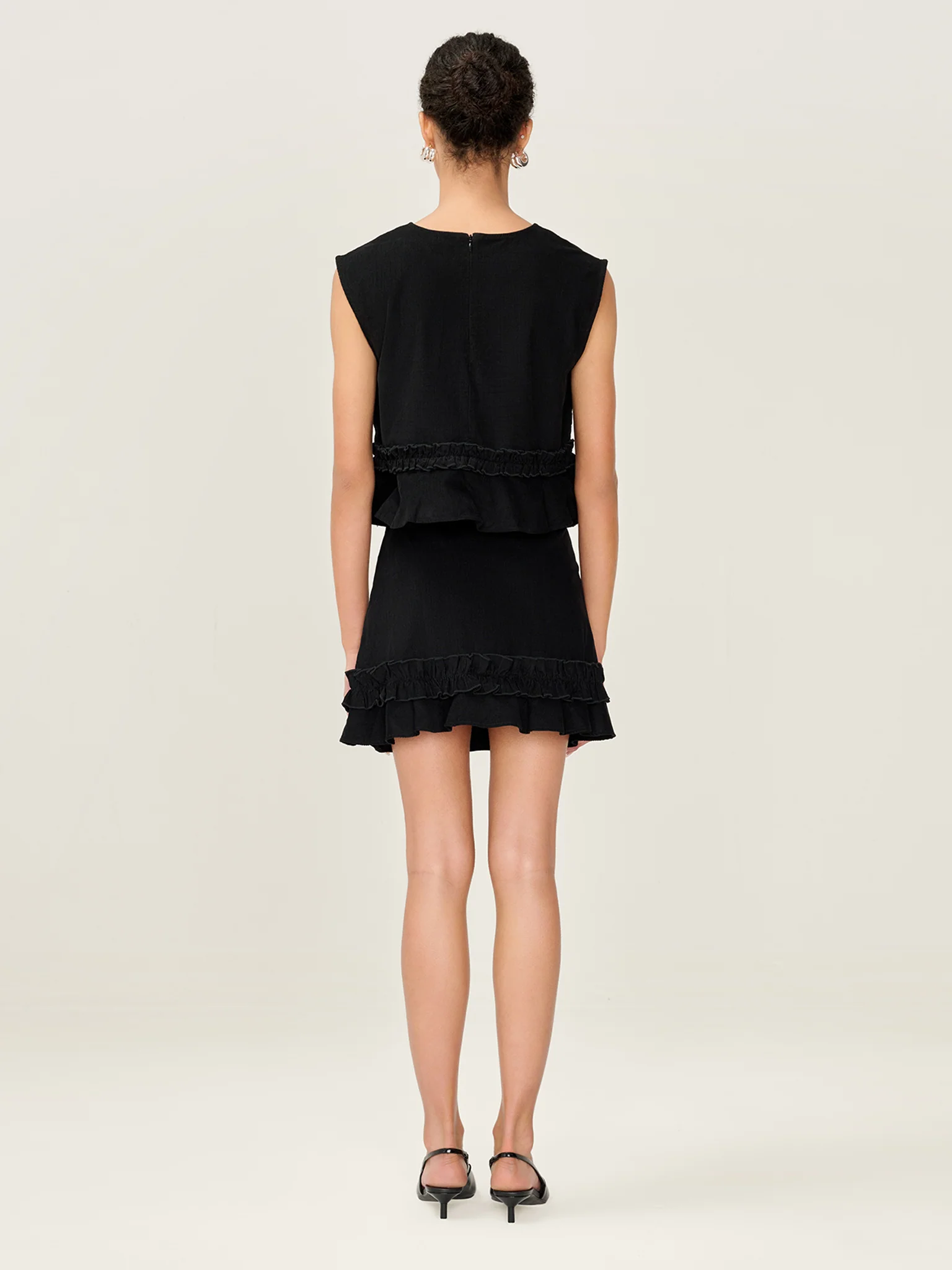 Dori Cord Top in Black - Image 5