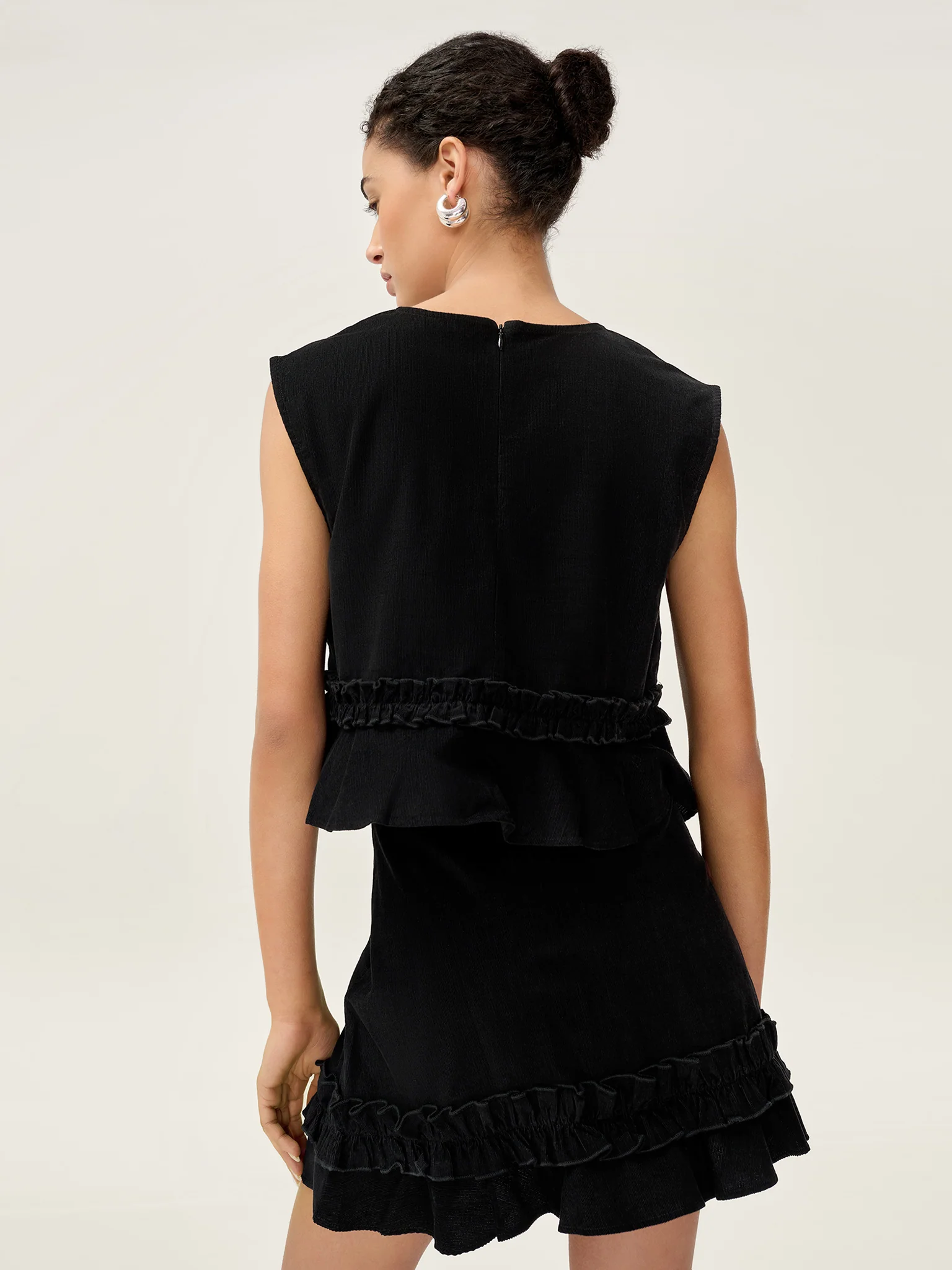 Dori Cord Top in Black - Image 6