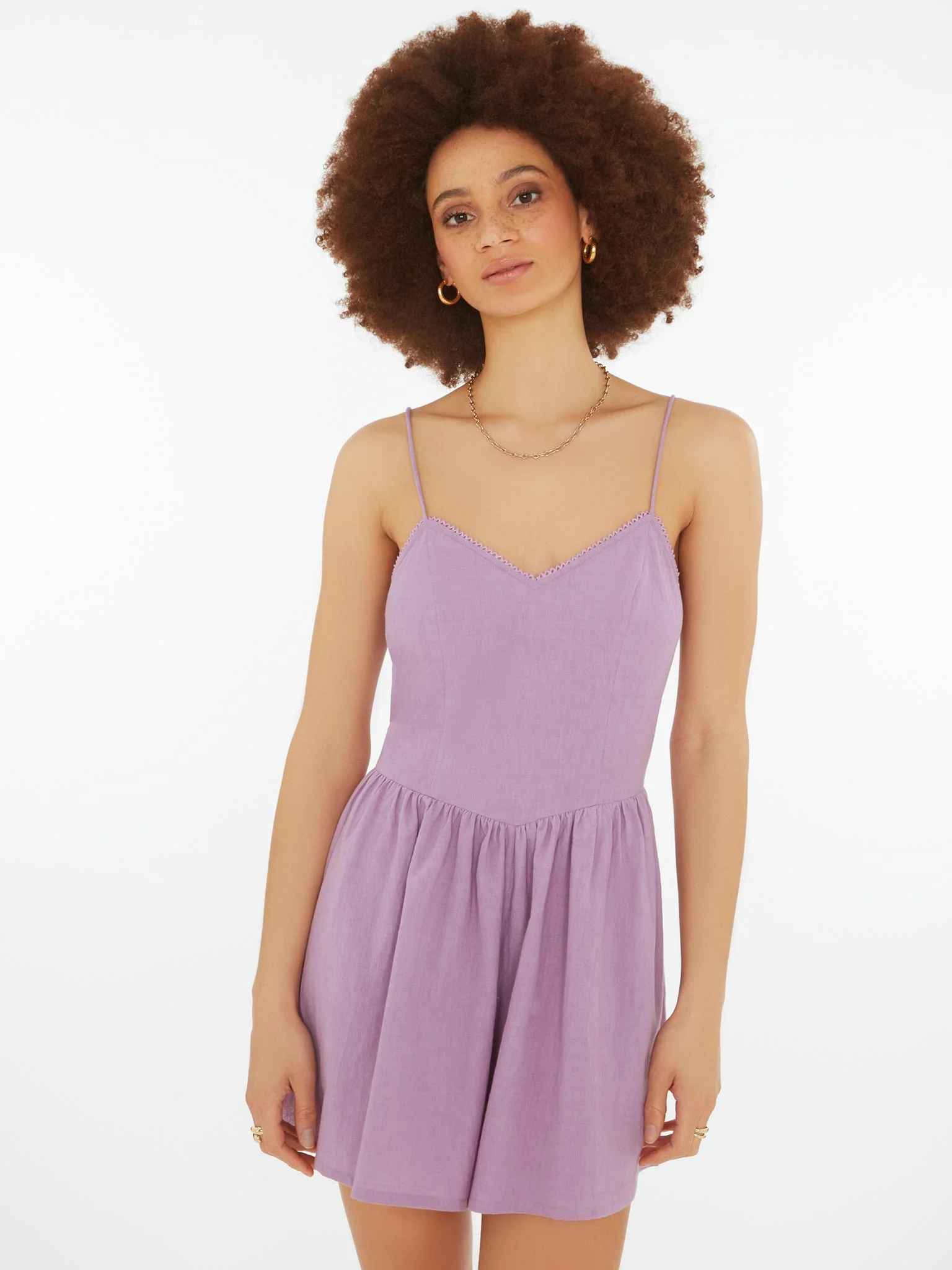 Dove Playsuit in Lilac - Image 5