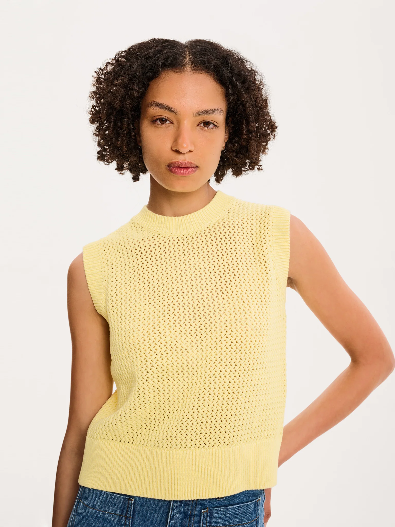 Effie Tank in Yellow - Image 2