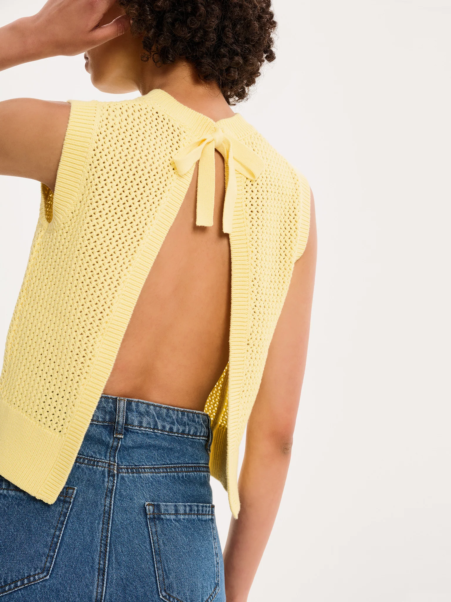 Effie Tank in Yellow - Image 3