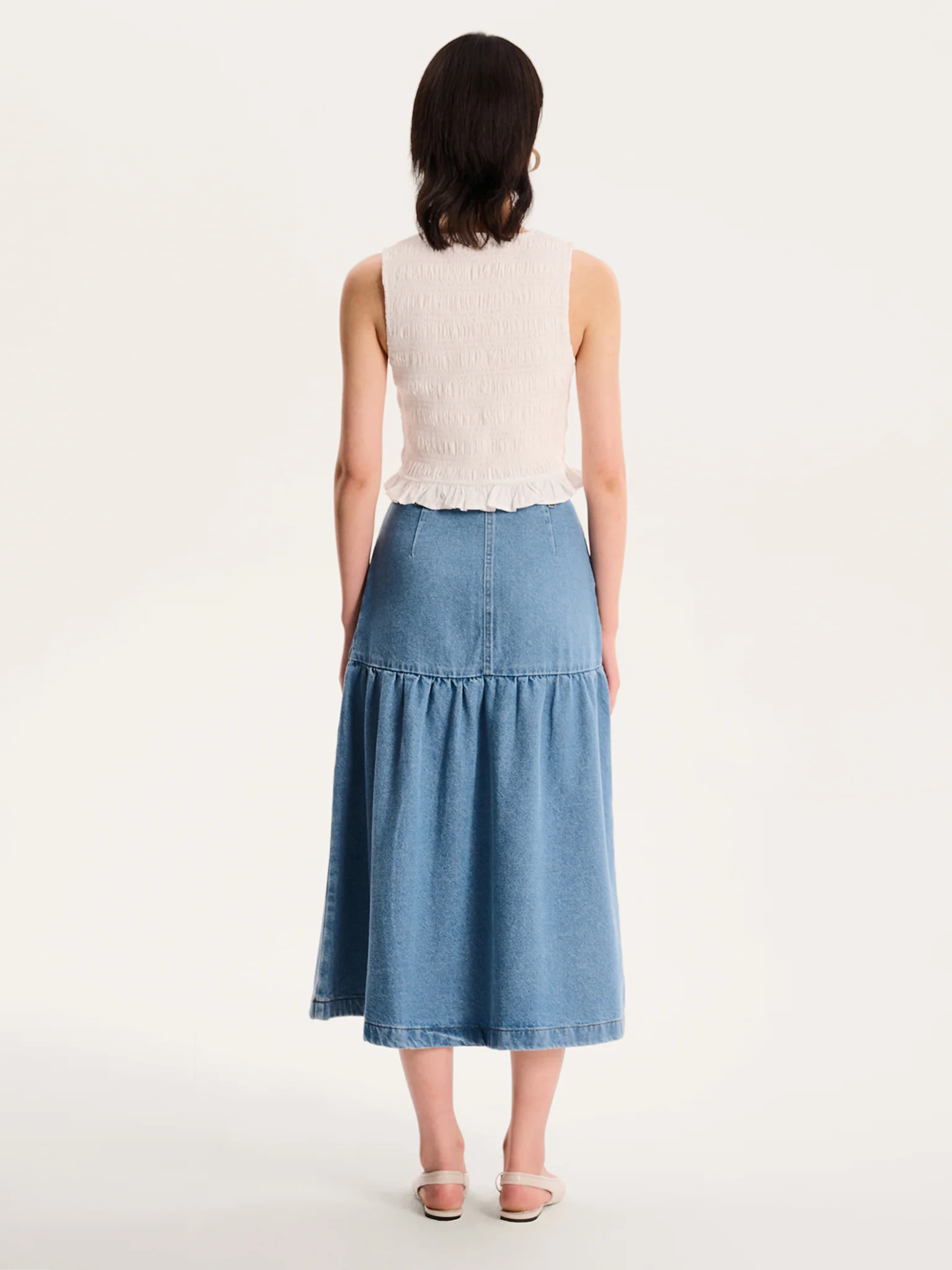 Ellie-May Skirt in Light Wash - Image 2