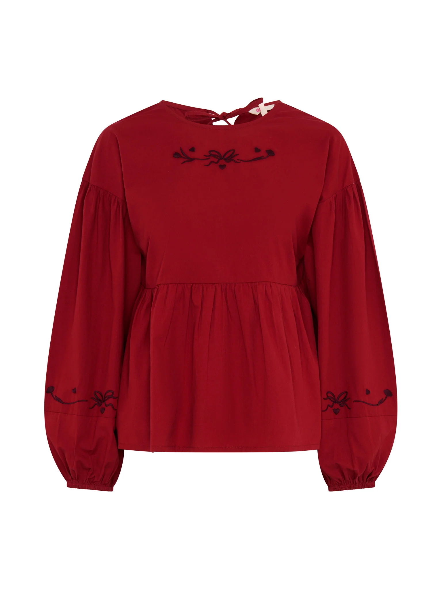 Elma Blouse in Merlot - Image 7