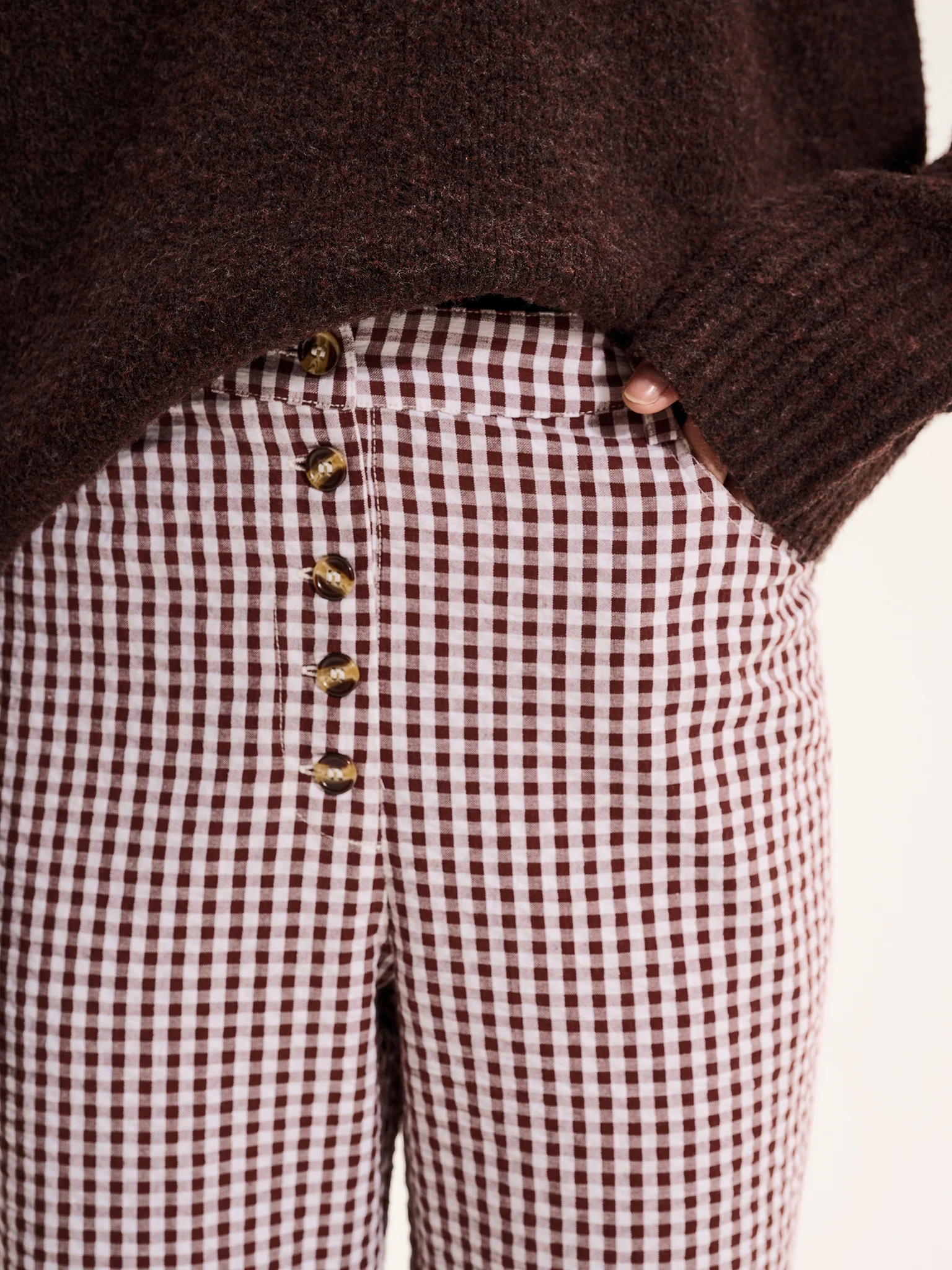 Elodie Trouser in Brown - Image 4