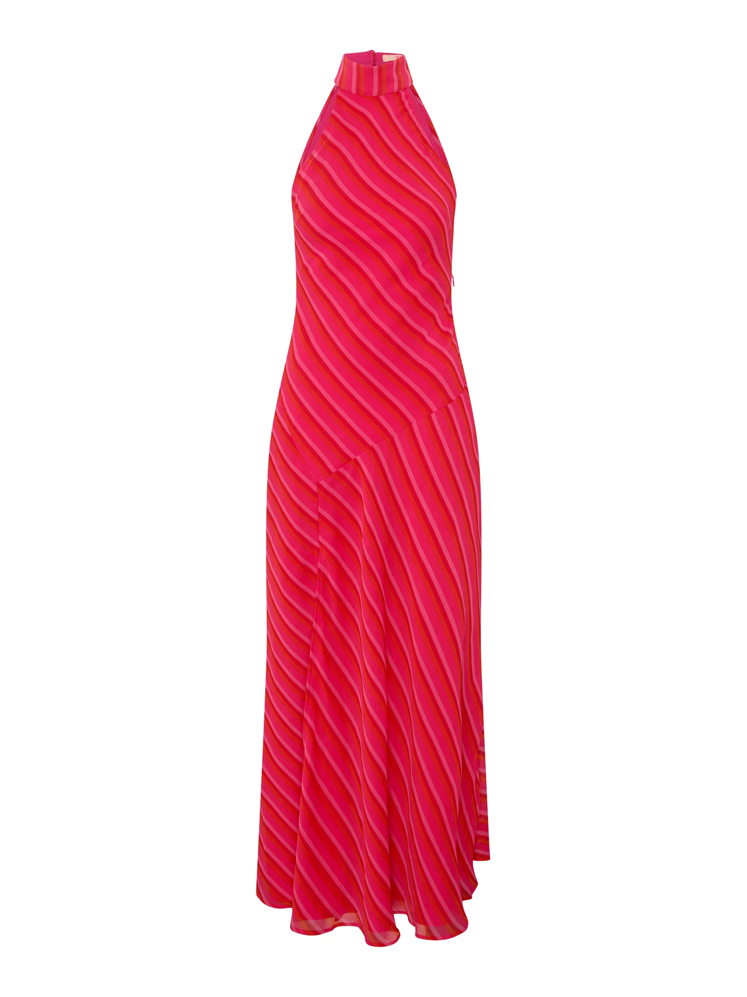Elsie Striped Dress in Pink and Orange - Image 4