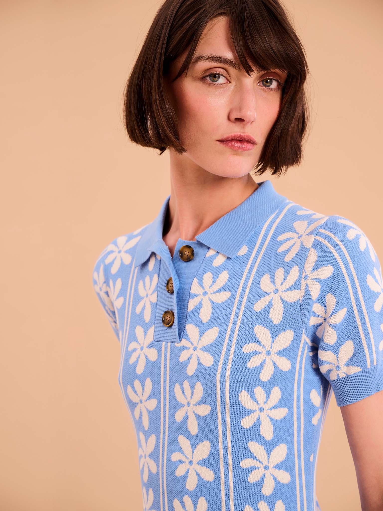 Fable Floral Knit Dress - Image 3