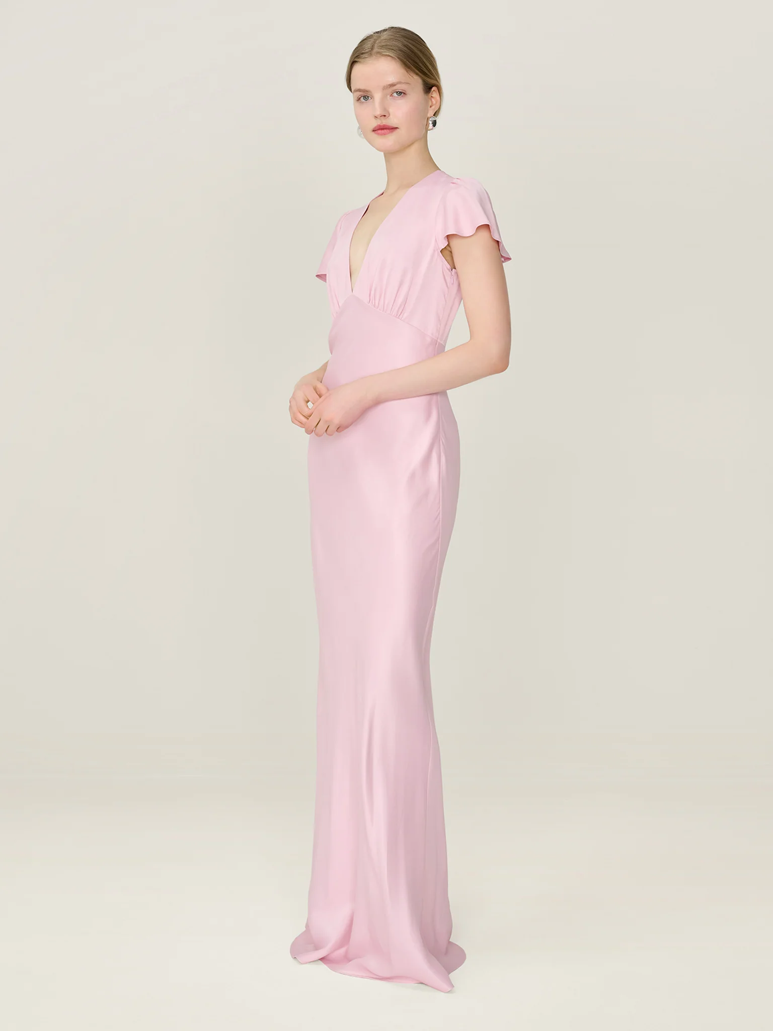 Fai Dress in Bleached Mauve - Image 2