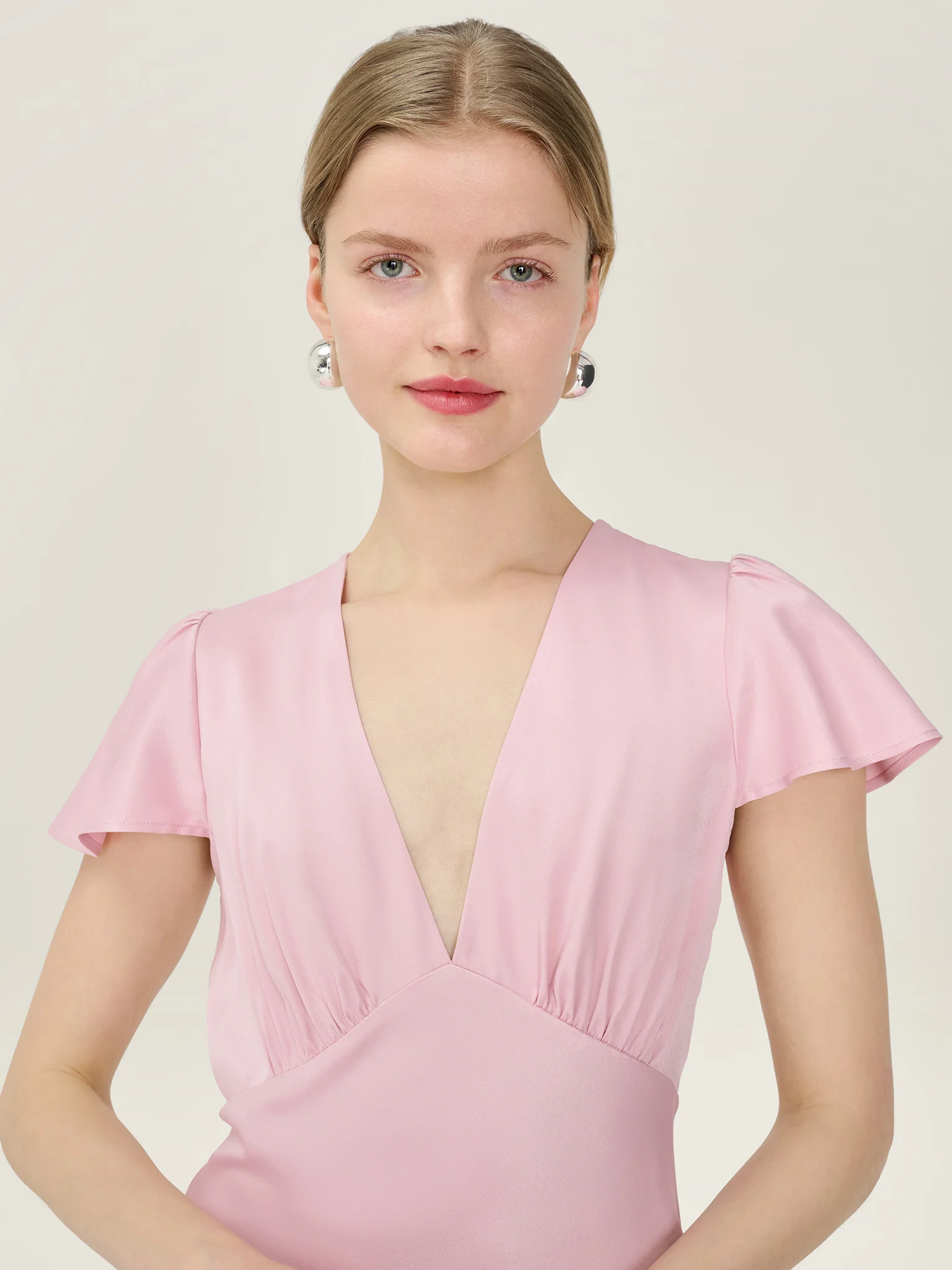 Fai Dress in Bleached Mauve - Image 3