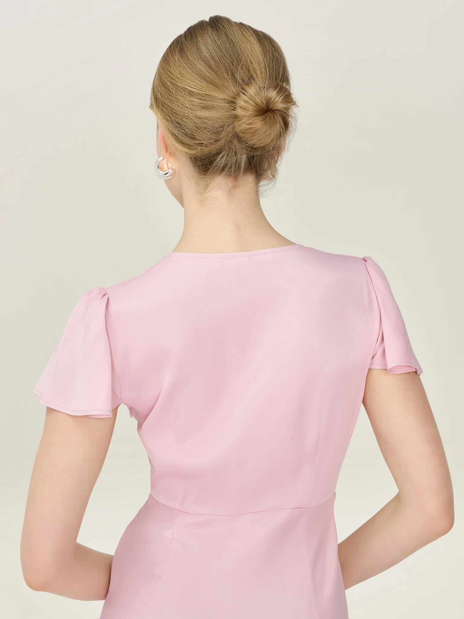 Fai Dress in Bleached Mauve - Image 4