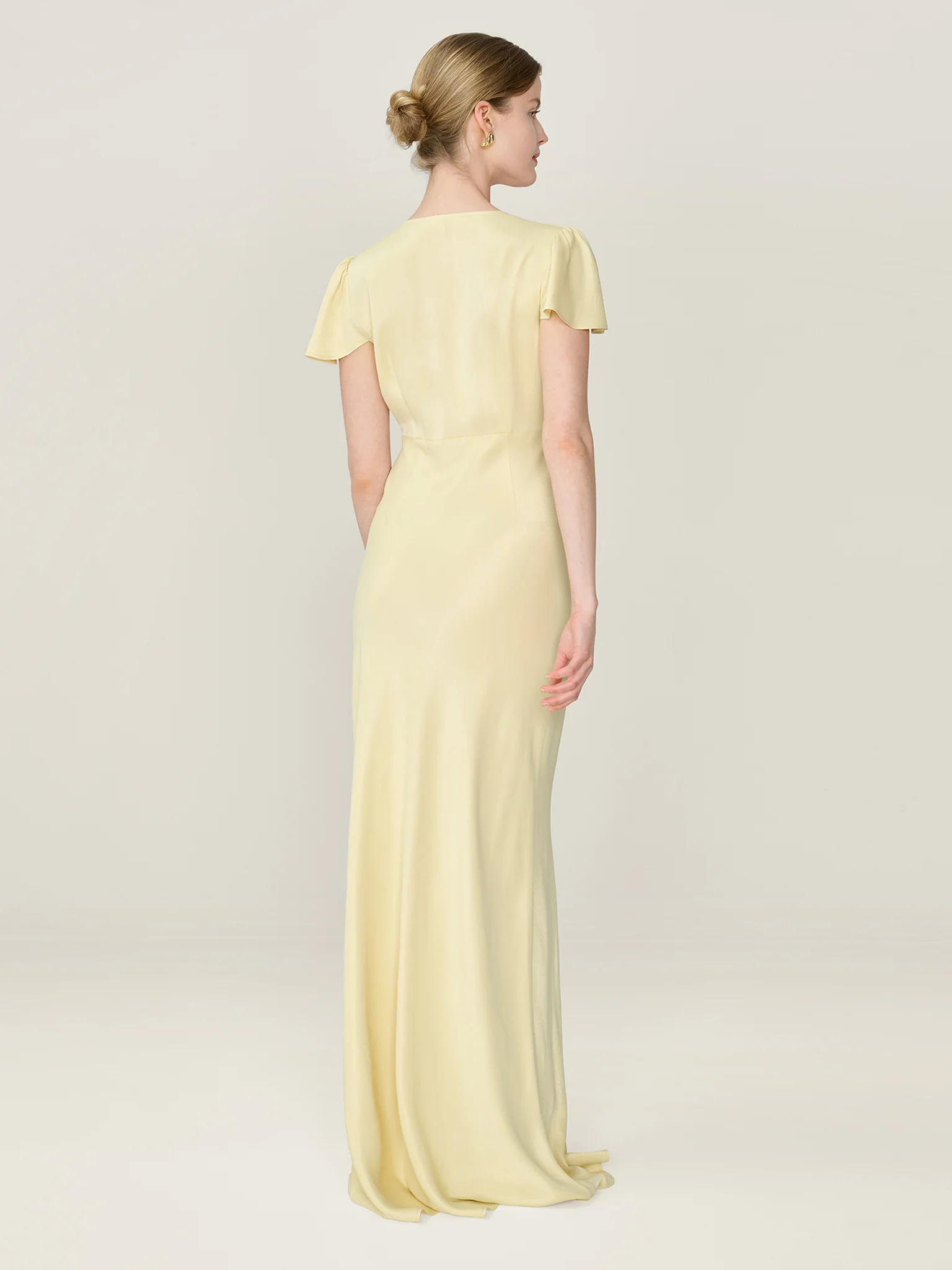 Fai Dress in Double Cream - Image 6