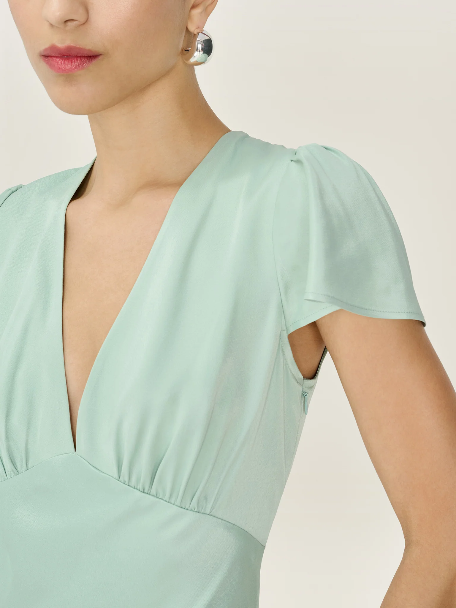 Fai Dress in Sage - Image 2
