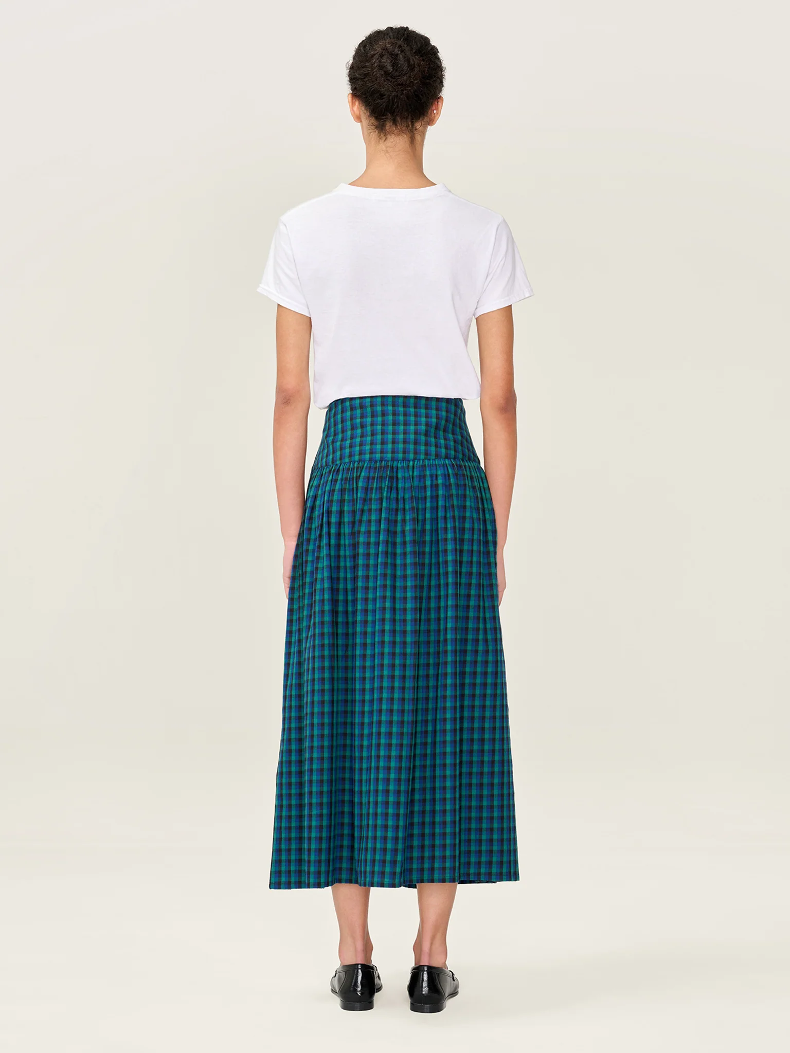 Ferris Skirt in Blue and Green - Image 4