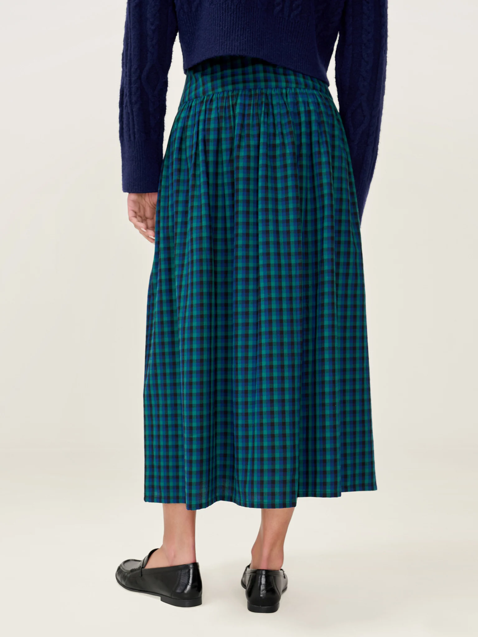 Ferris Skirt in Blue and Green - Image 5