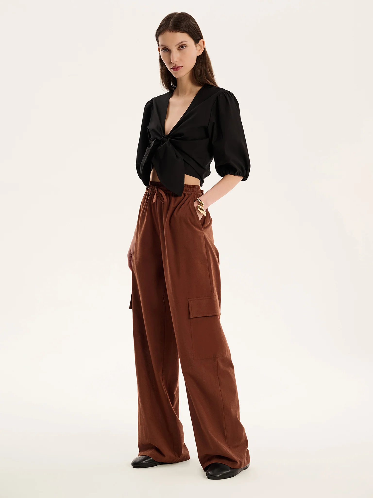 Frank Trouser in Chocolate - Image 2