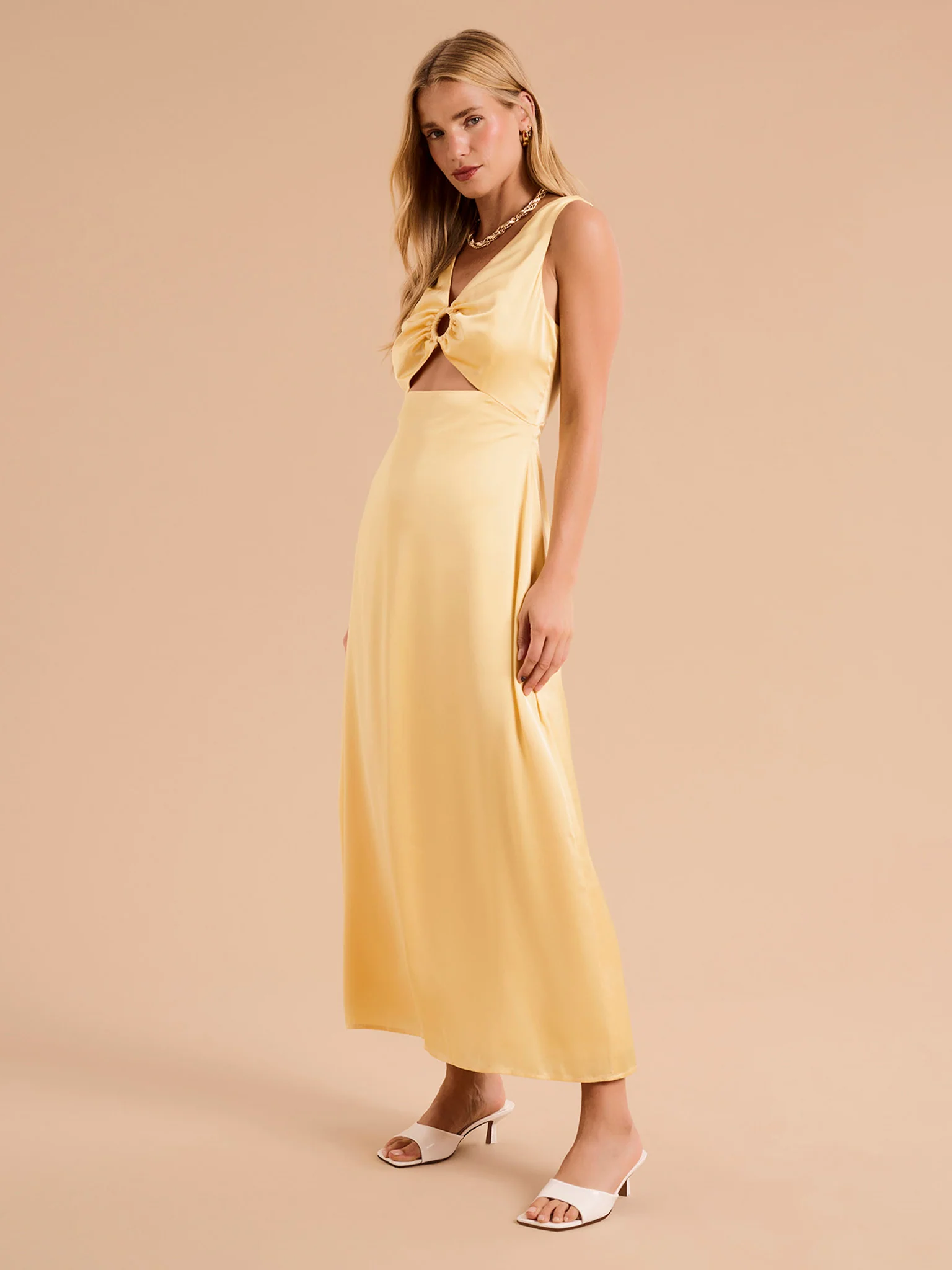 Fredricka Ring Detail Maxi Dress - Image 3