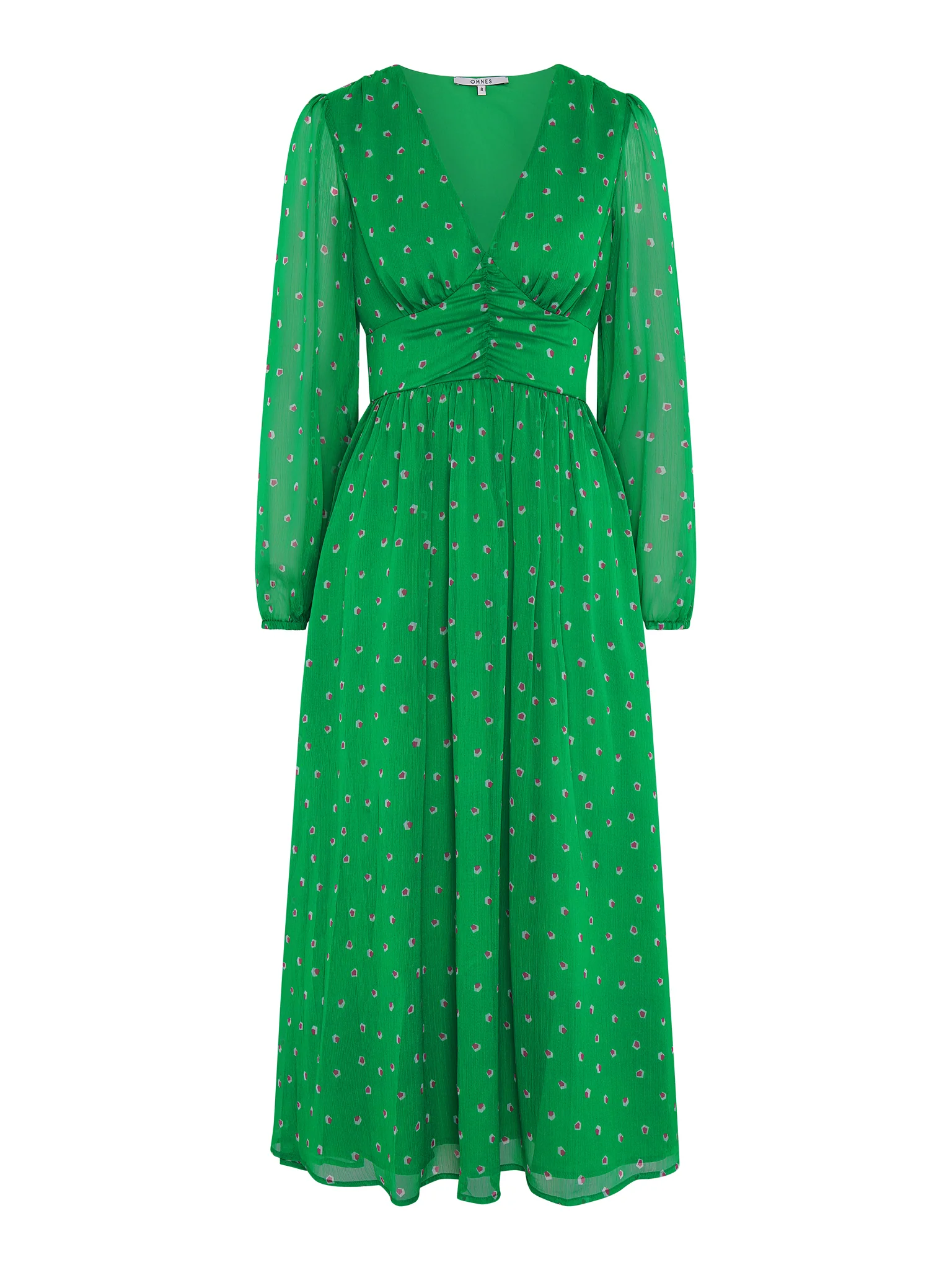 Gabriella Dress in Mini Shape Print - Image 5