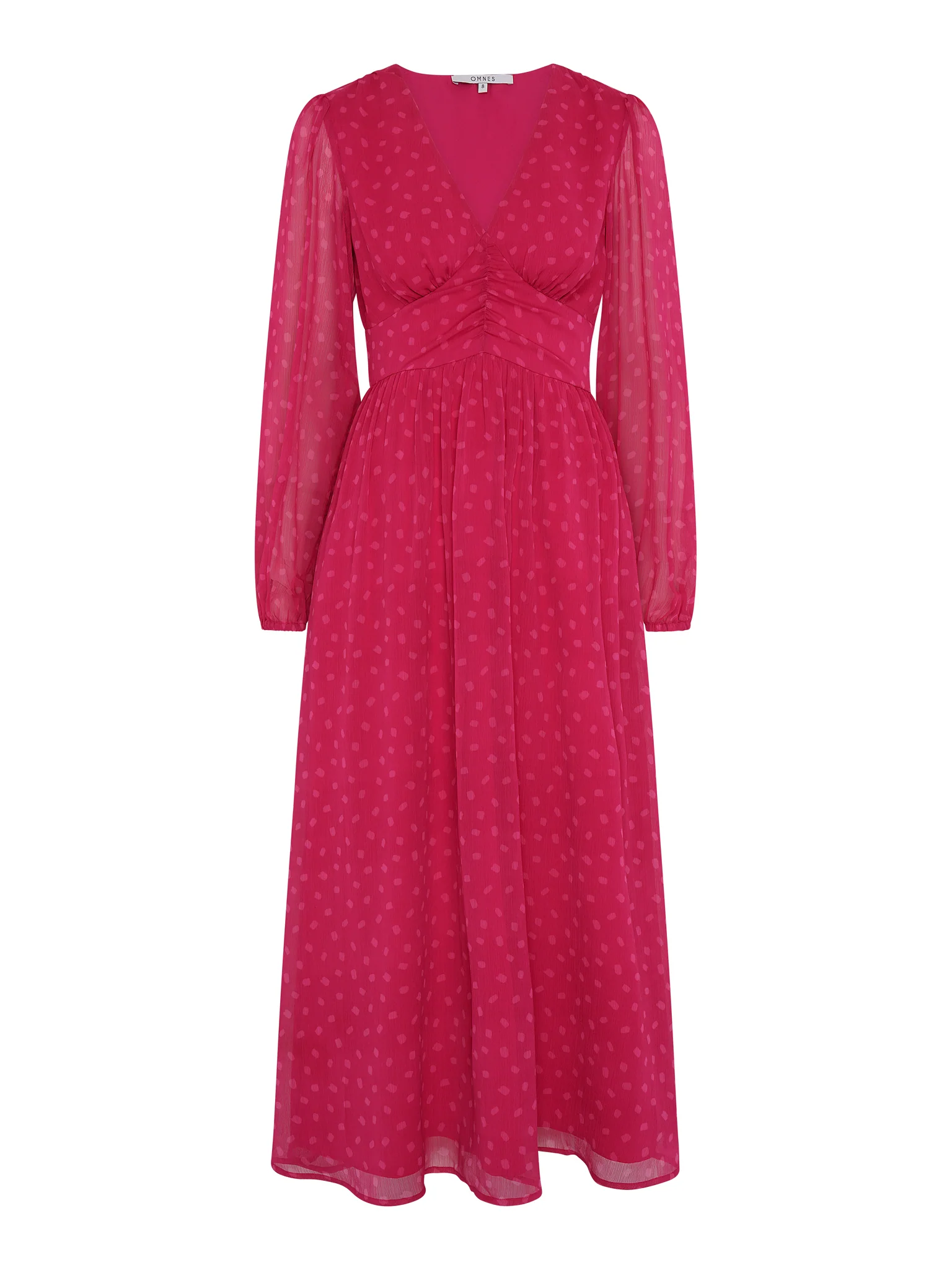 Gabriella Dress in Inverted Dash Print - Image 4