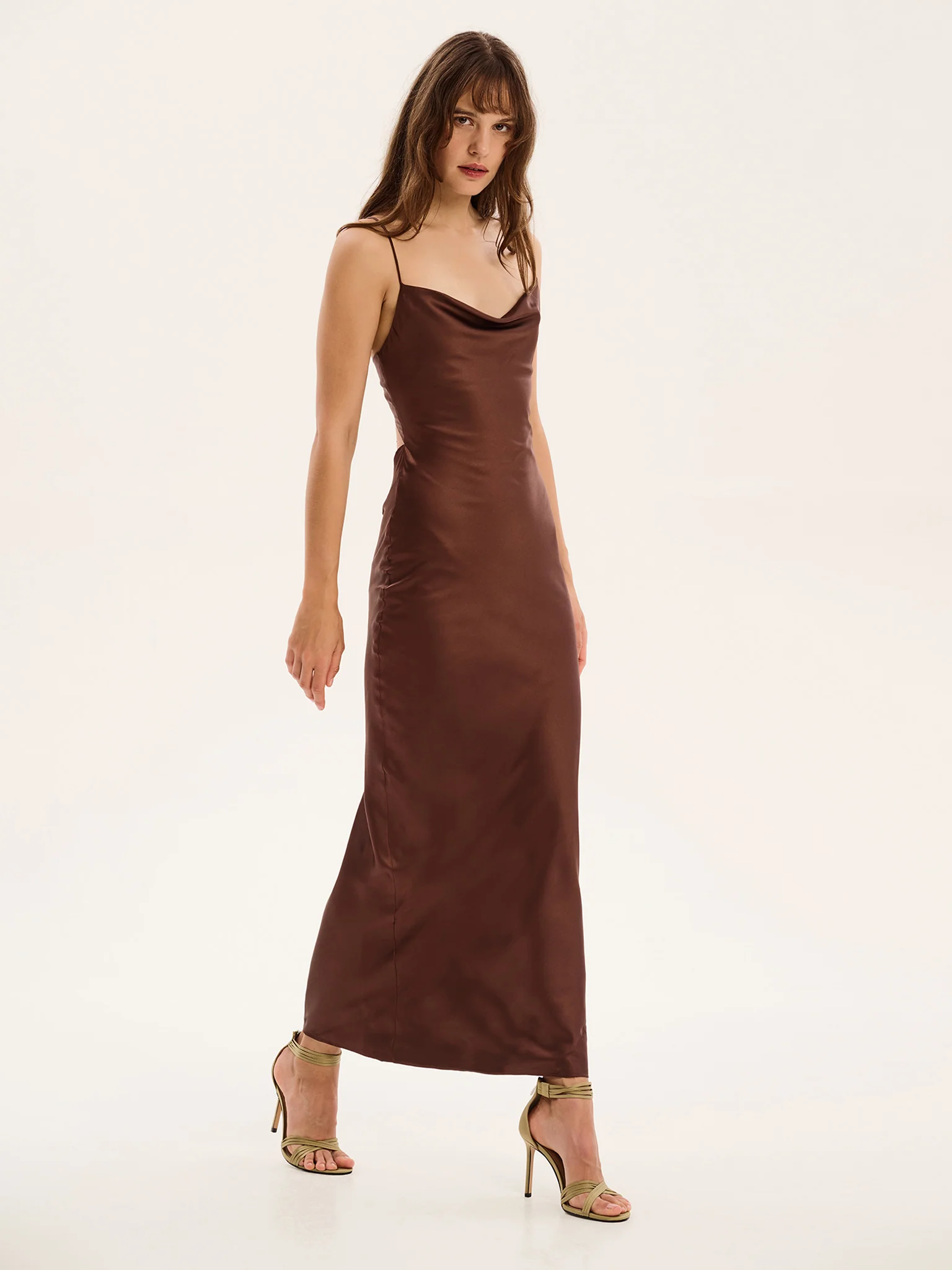 Ginny Dress in Chocolate - Image 4