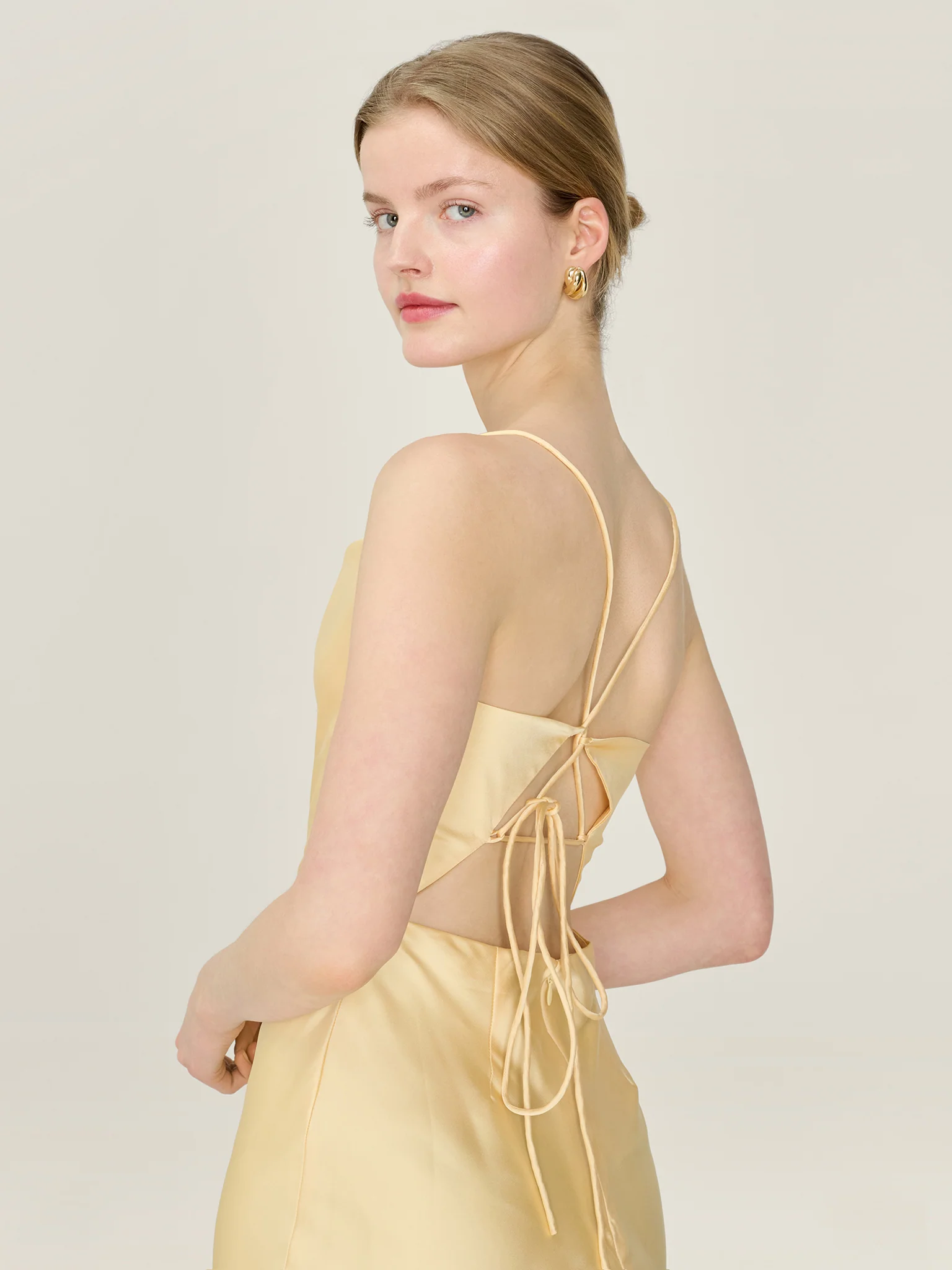 Ginny Dress in Double Cream - Image 2