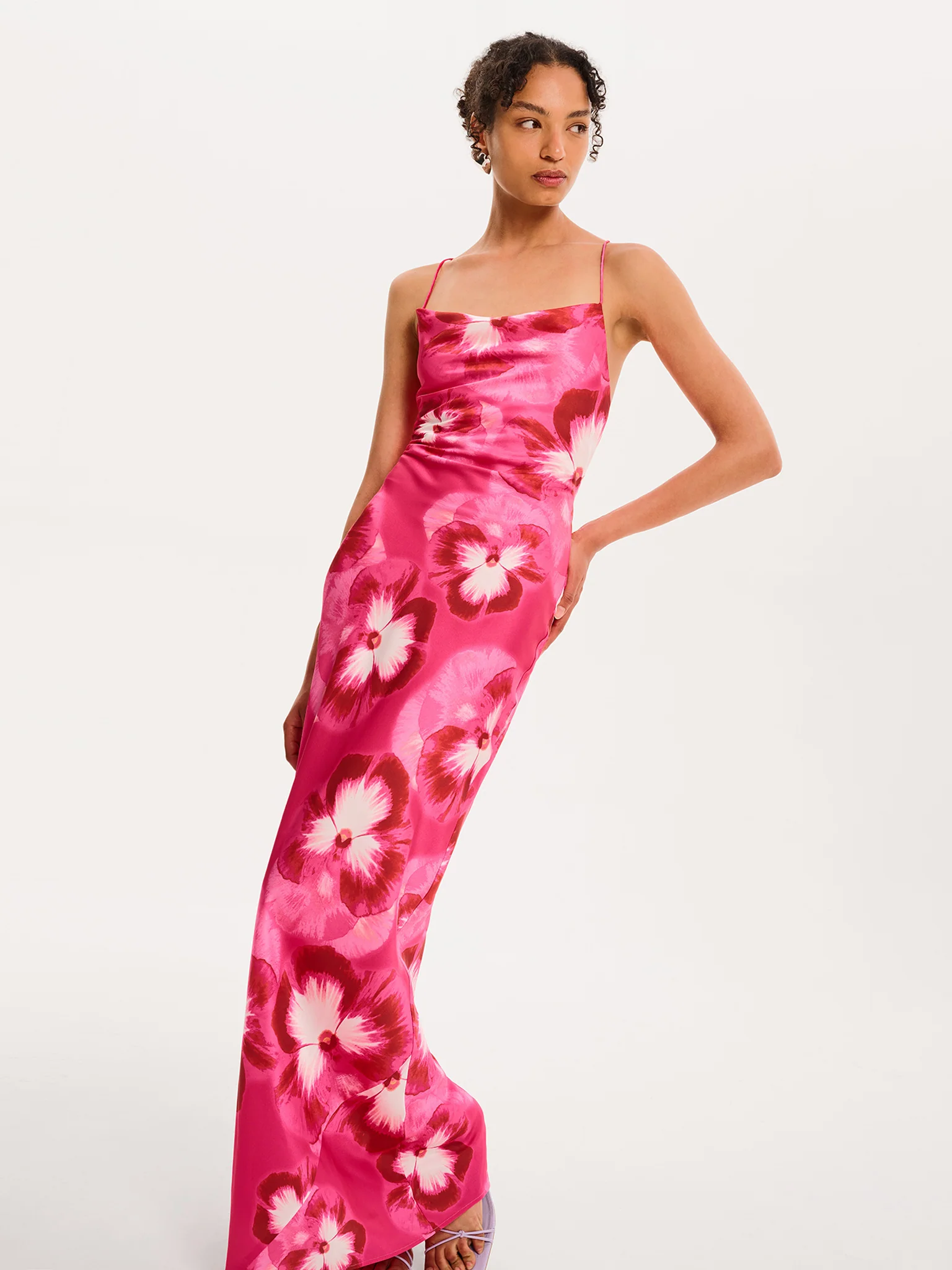 Ginny Dress in Large Floral - Image 4
