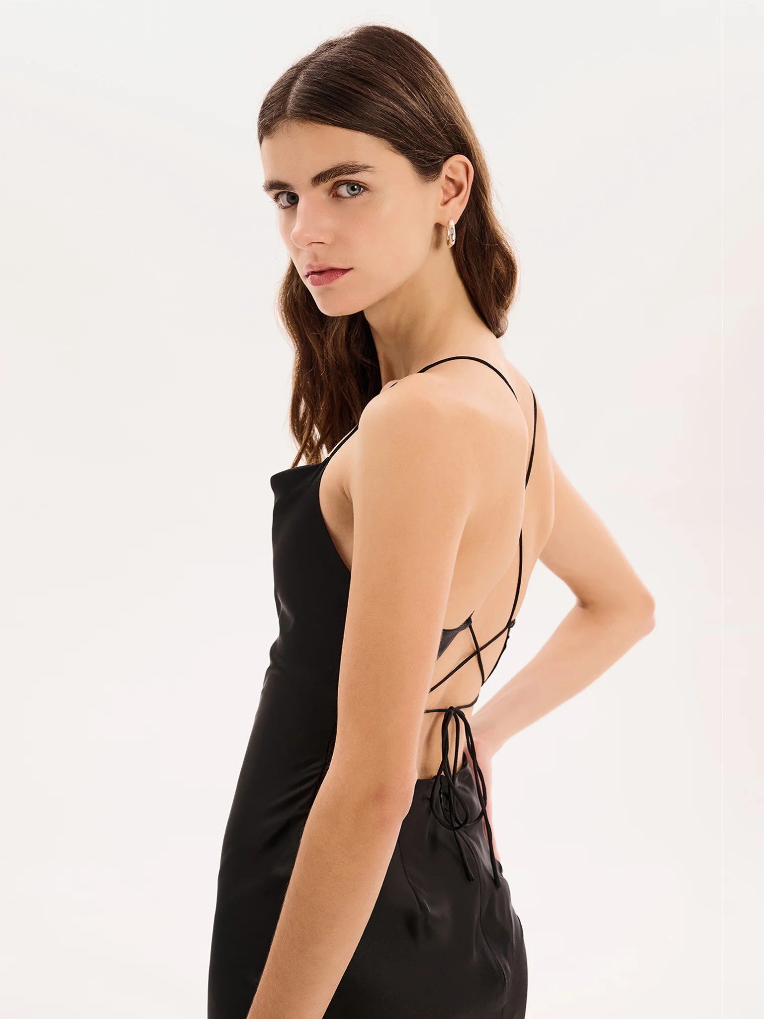 Ginny Maxi Dress in Black - Image 4