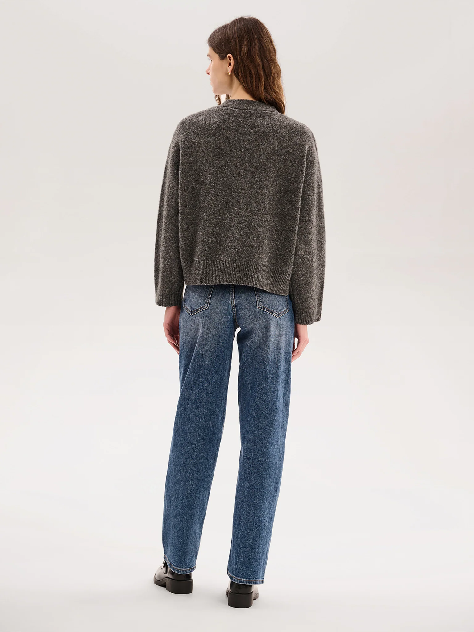 Henni Cardigan in Charcoal - Image 3