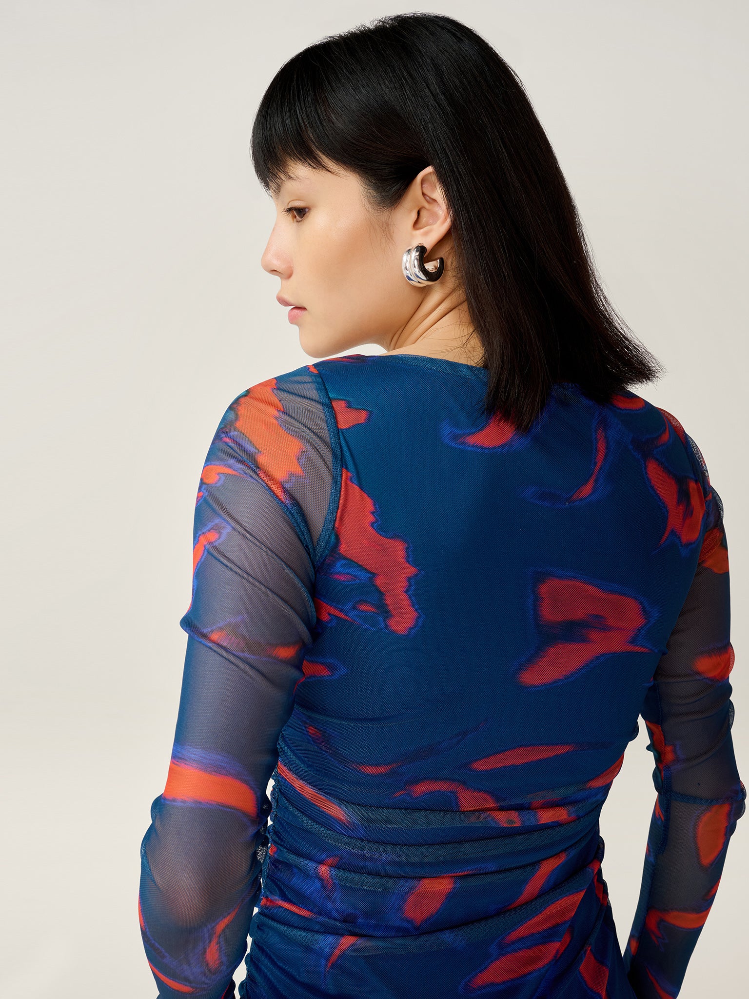 Hollis Dress in Falling Leaf Print - Image 6