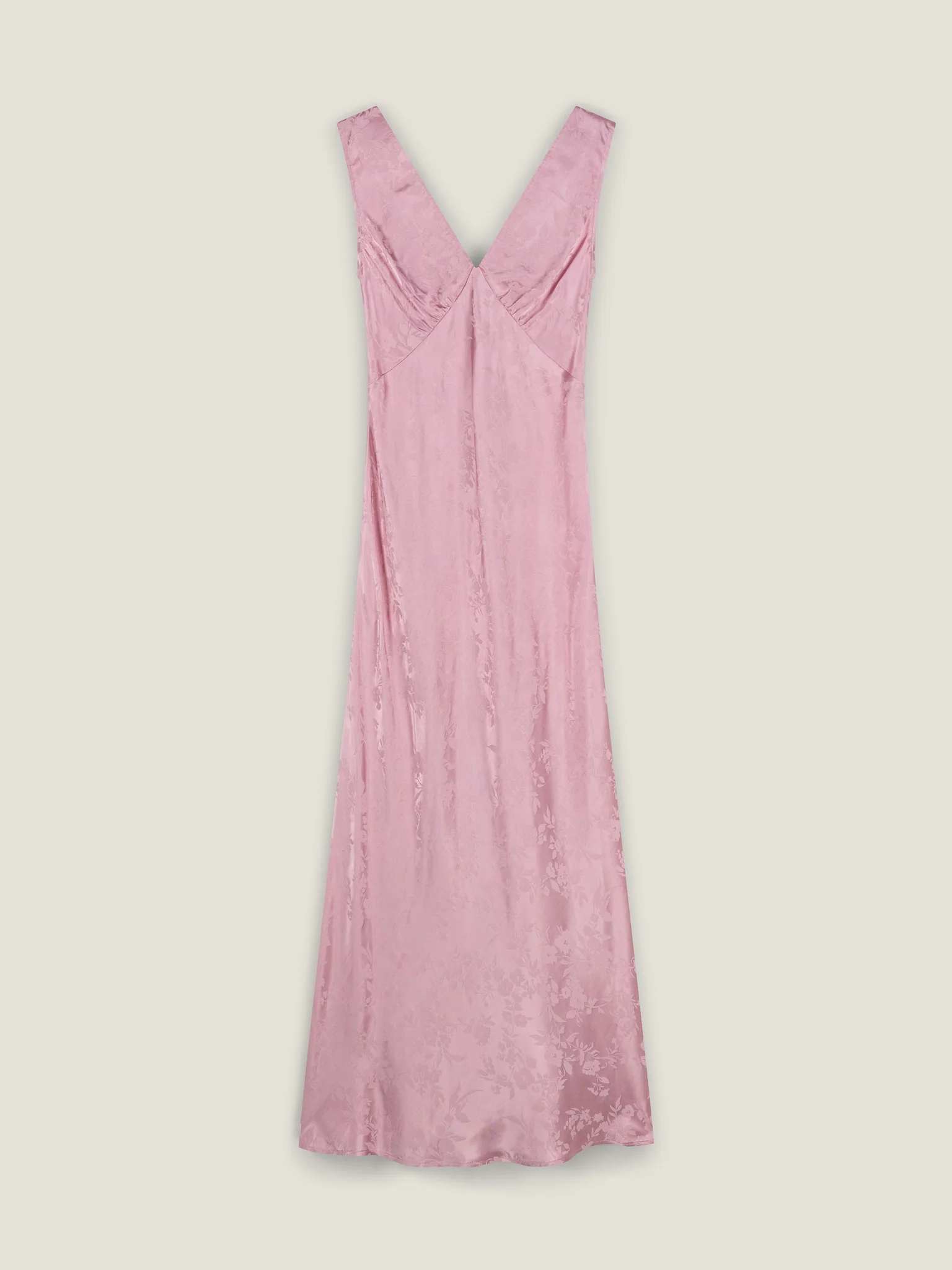 Iris Jacquard Dress in Bleached Mauve - Image 7