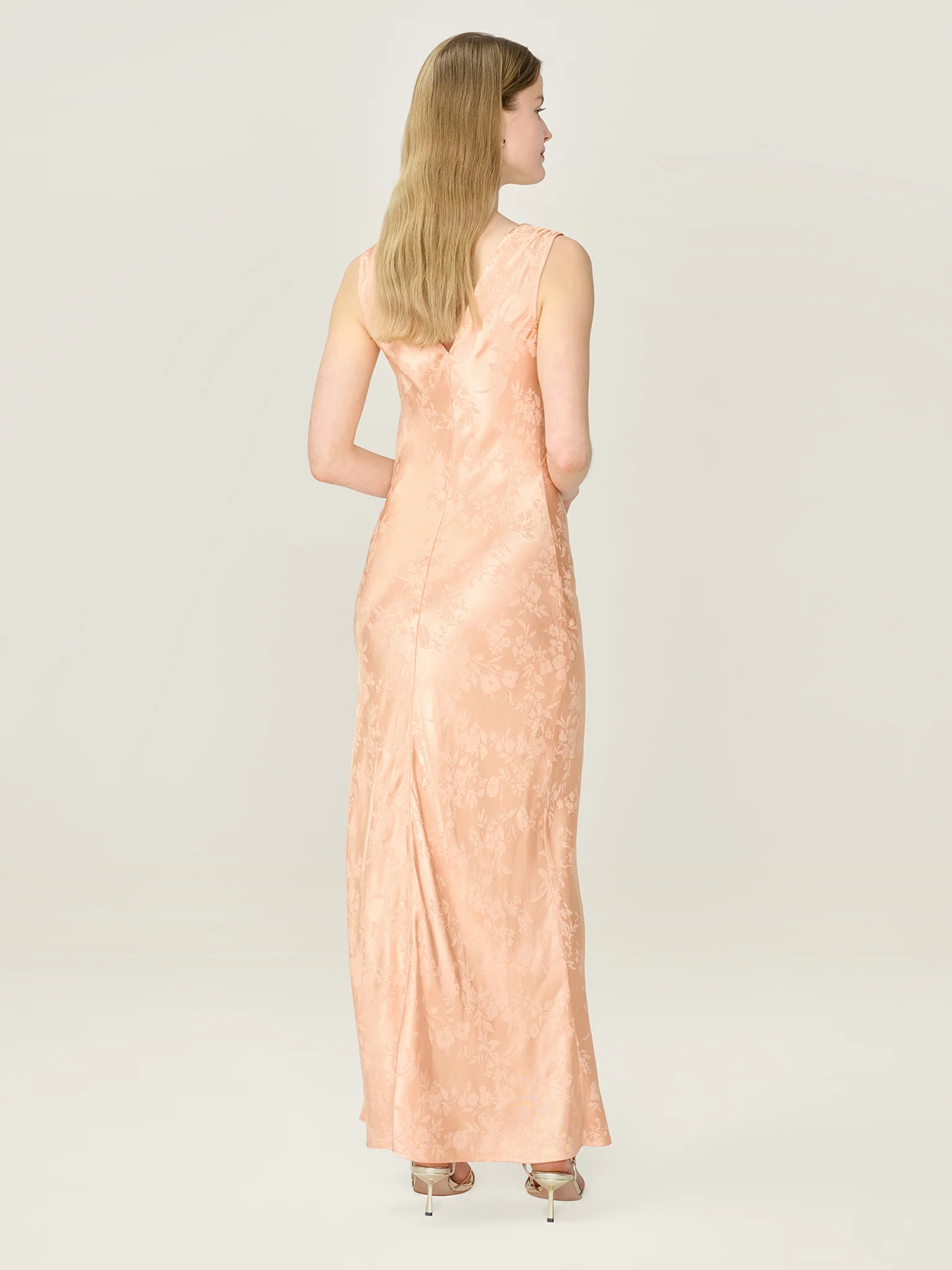 Iris Jacquard Dress in Prairie Sunset - Image 2