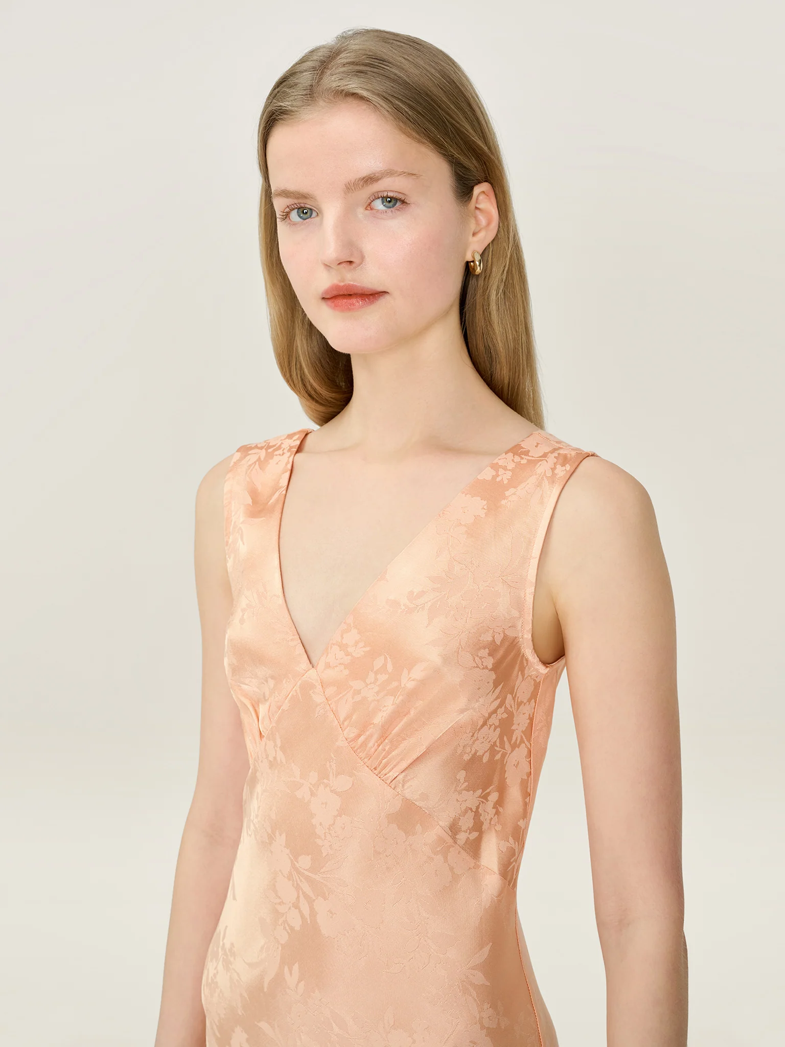 Iris Jacquard Dress in Prairie Sunset - Image 5