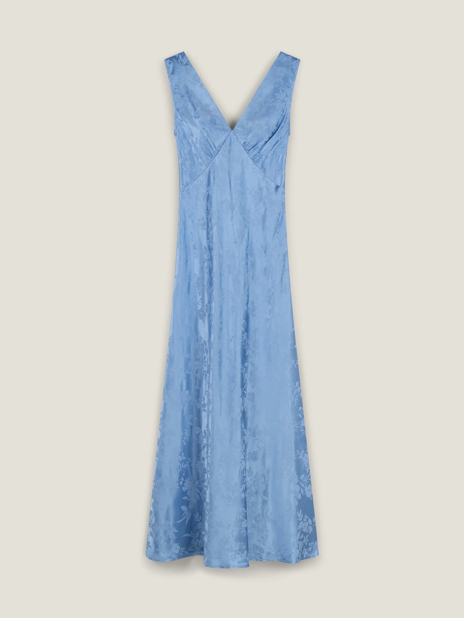 Iris Jacquard Dress in Vista Blue - Image 6