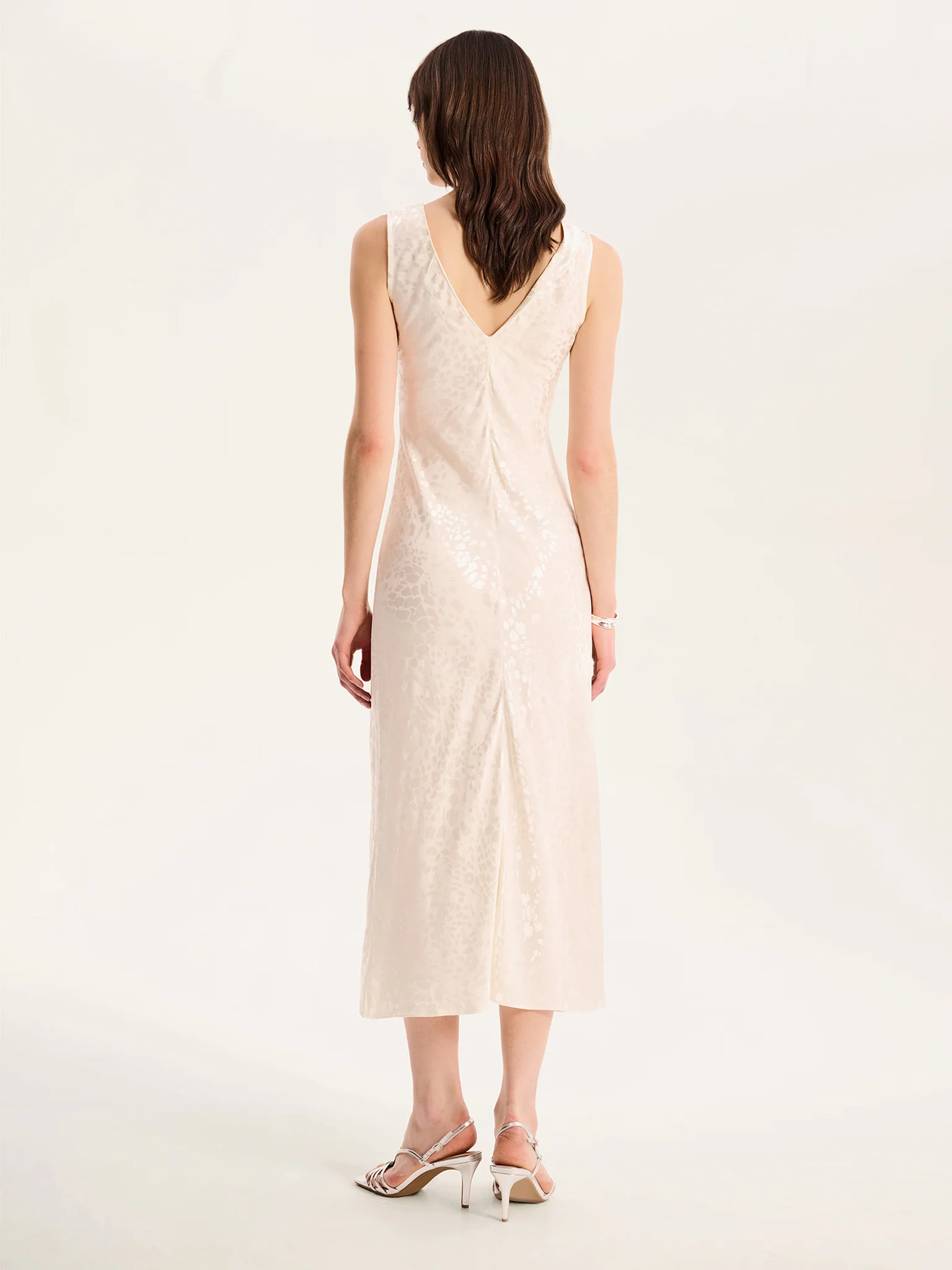 Iris Maxi Dress in Ivory - Image 3