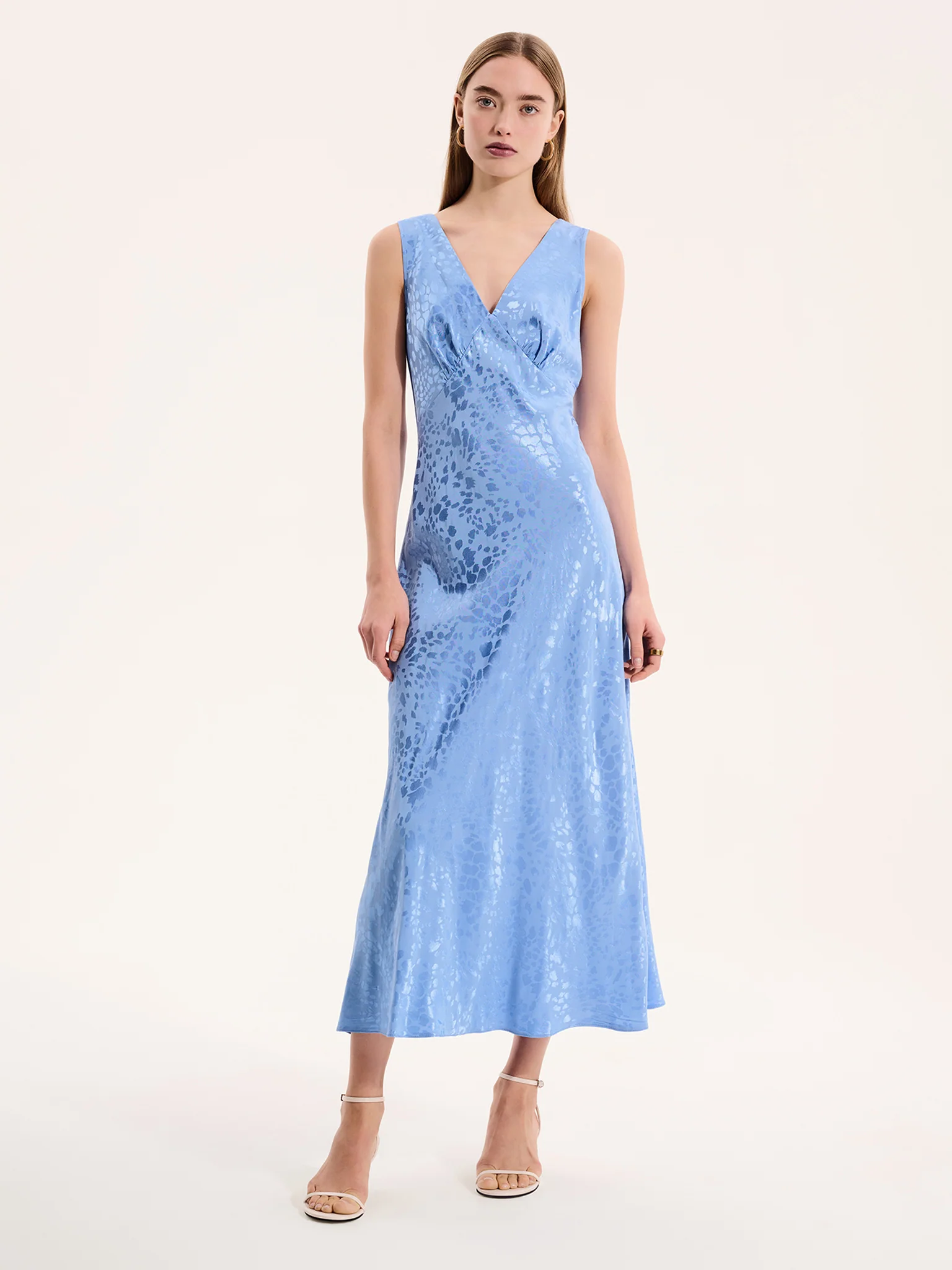 Iris Maxi Dress in Light Blue - Image 5