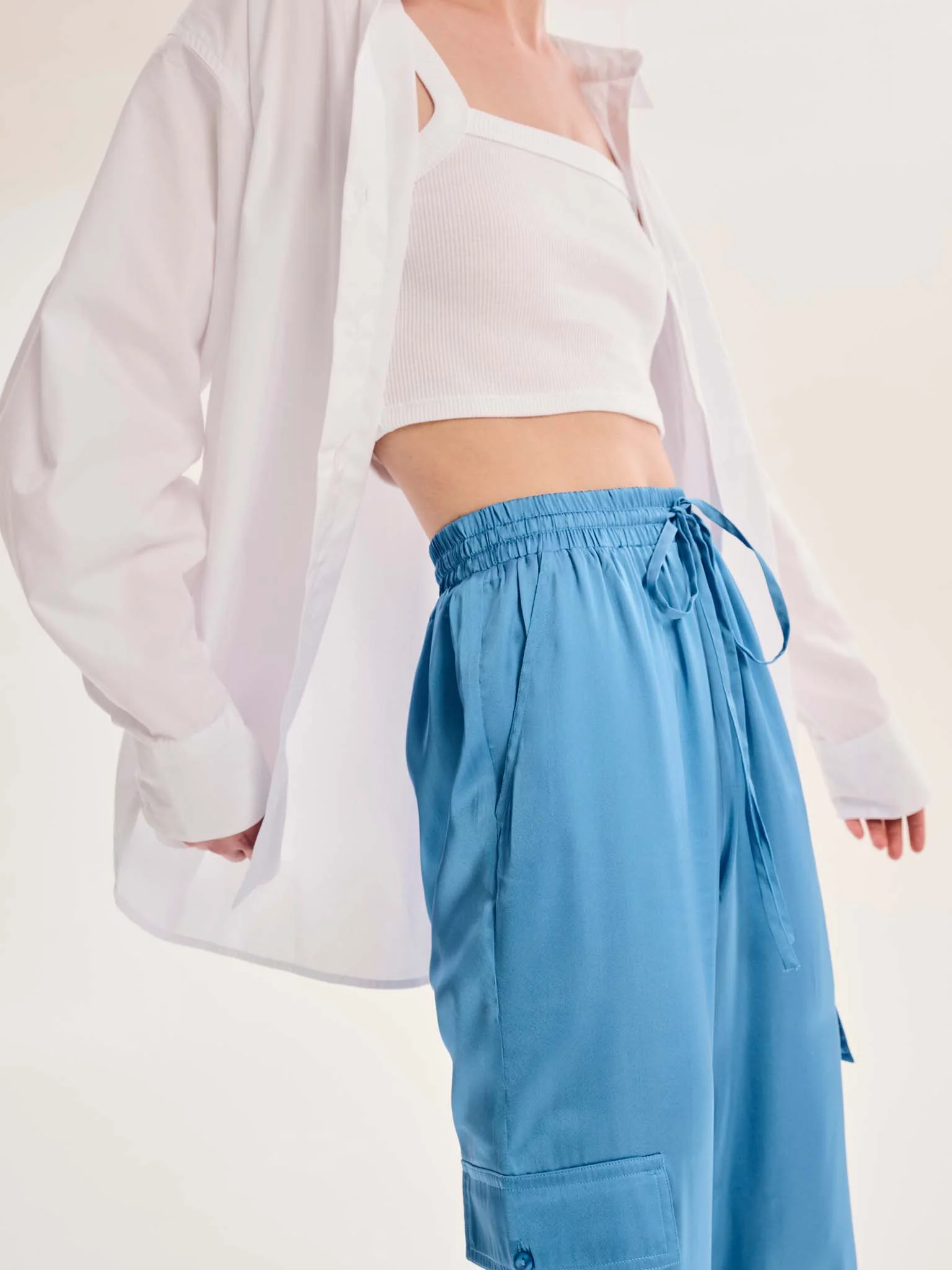 Ismerie Trouser in Light Blue - Image 3
